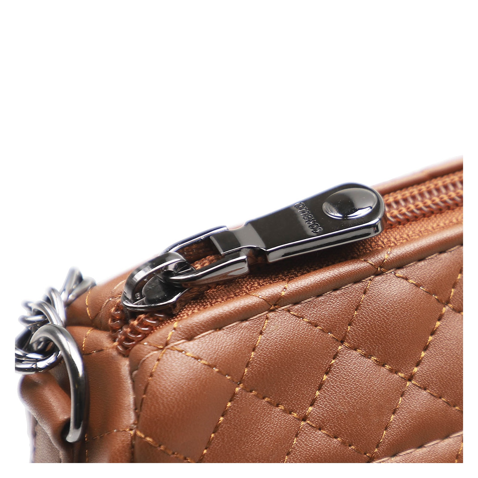 Bolsa Transversal Matelassê Alt Marrom