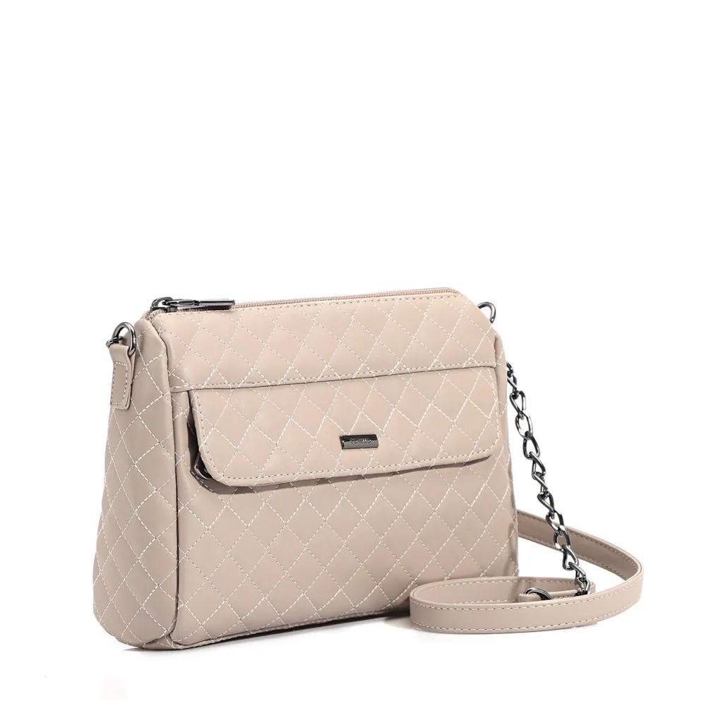 Bolsa Transversal Matelassê Alt Off White - imagem 2