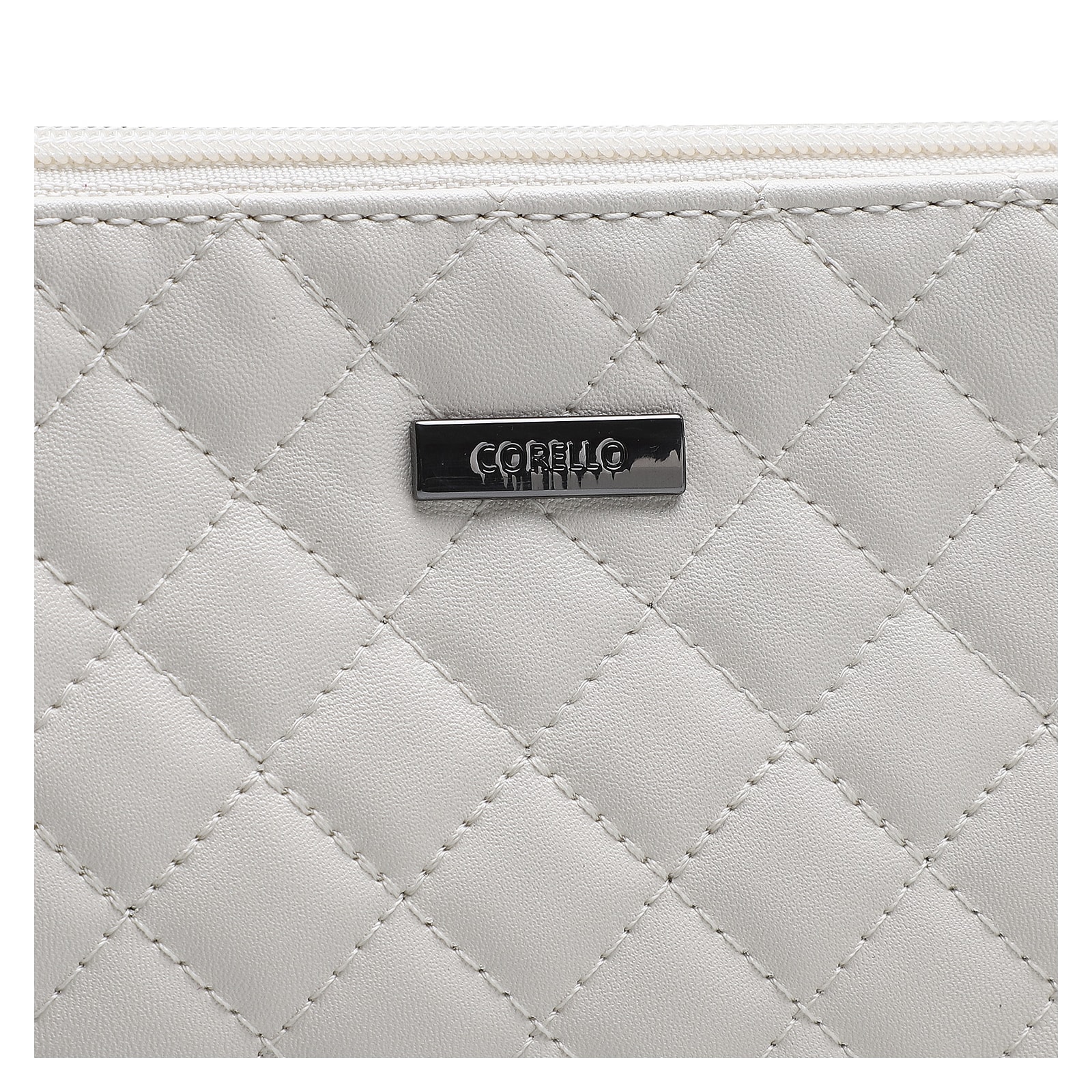 Bolsa Transversal Matelassê Alt Off White