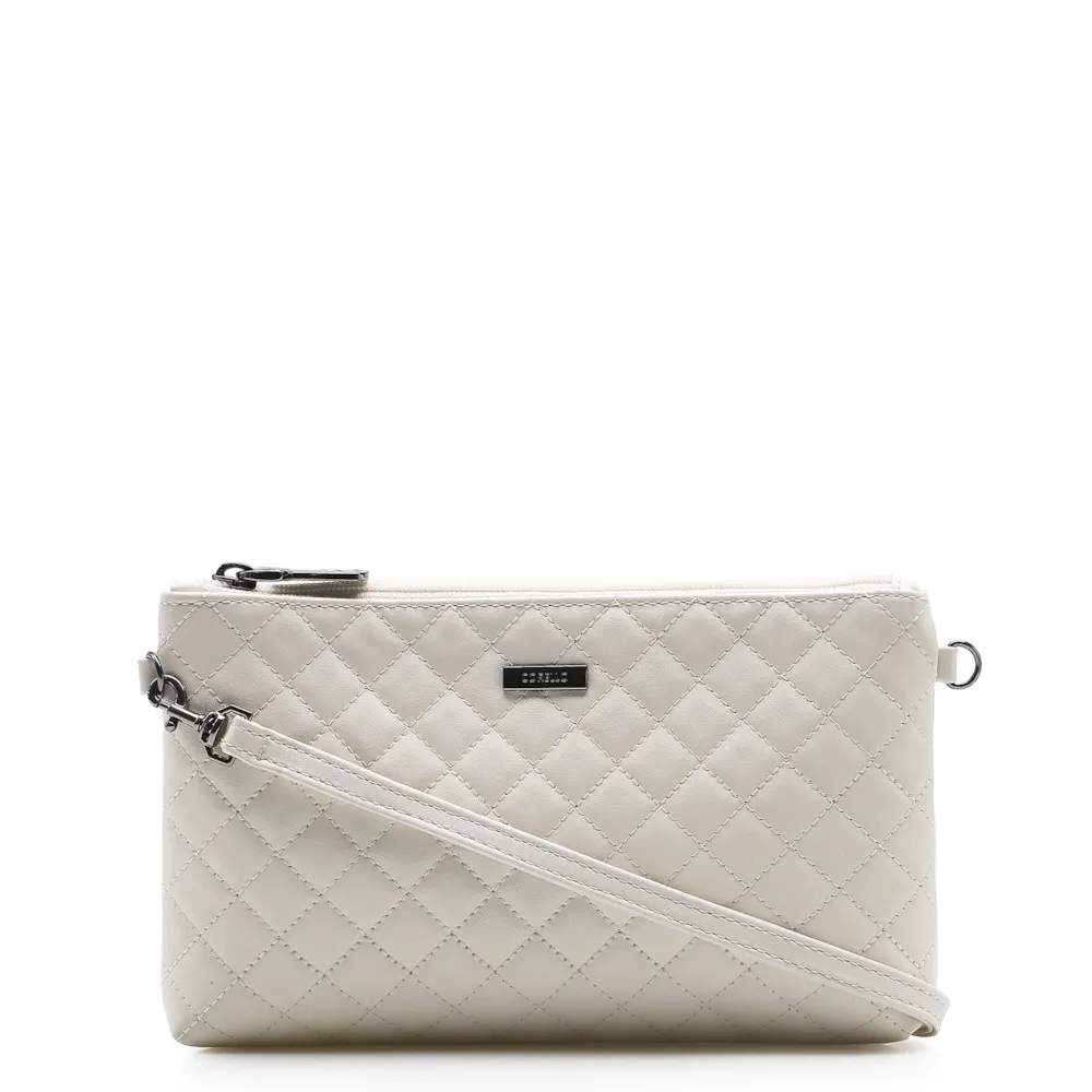 Bolsa Transversal Matelassê Alt Off White