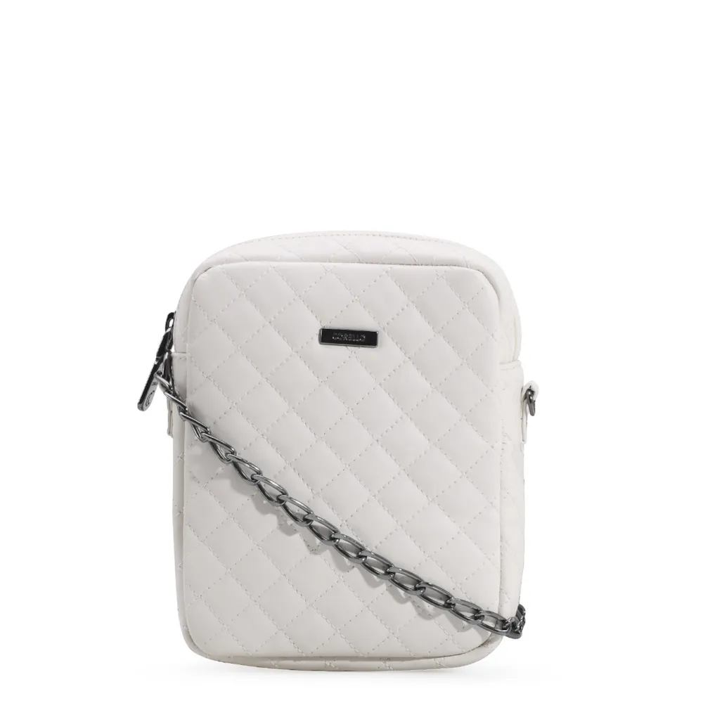Bolsa Transversal Matelassê Alt Off White