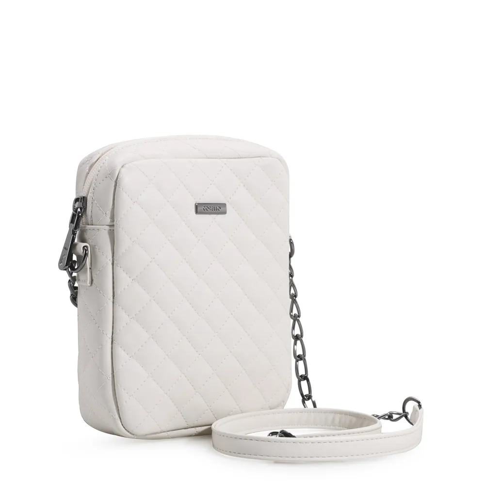 Bolsa Transversal Matelassê Alt Off White - imagem 2
