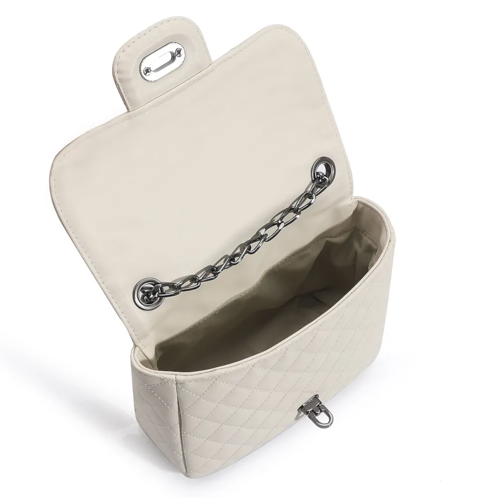 Bolsa Transversal Matelassê Alt Off White - imagem 5
