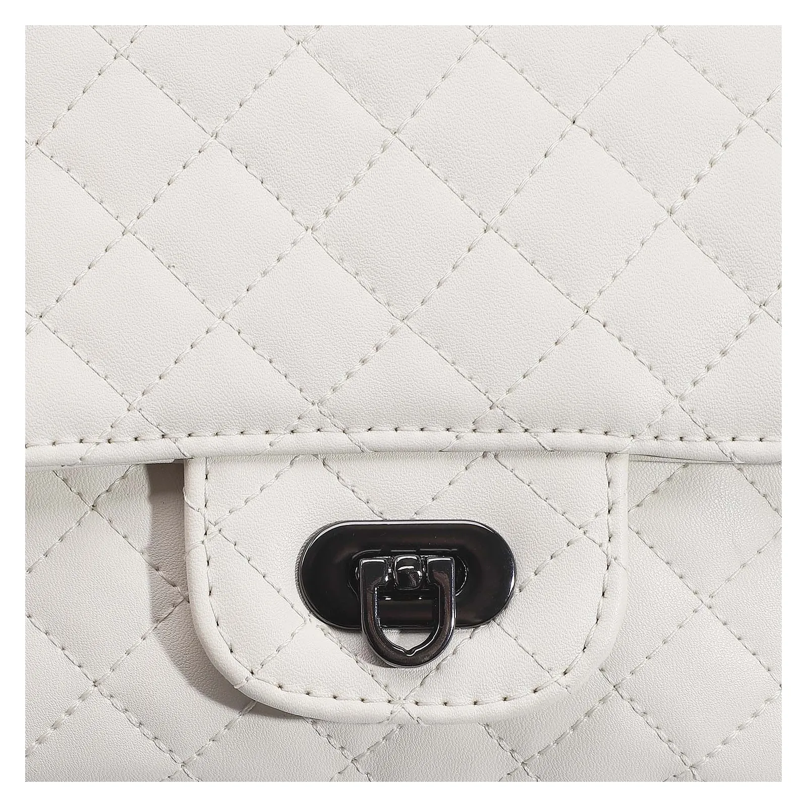 Bolsa Transversal Matelassê Alt Off White