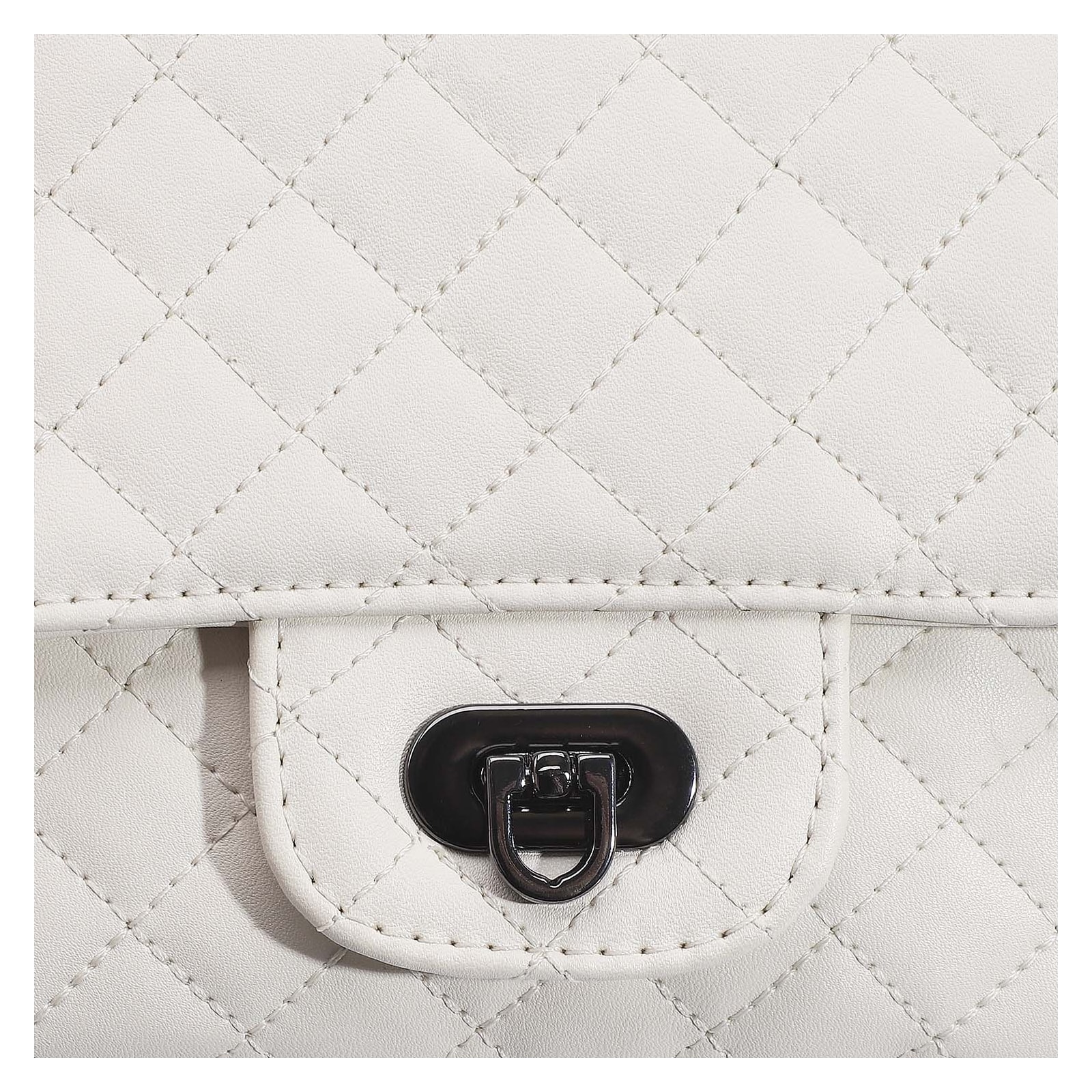 Bolsa Transversal Matelassê Alt Off White