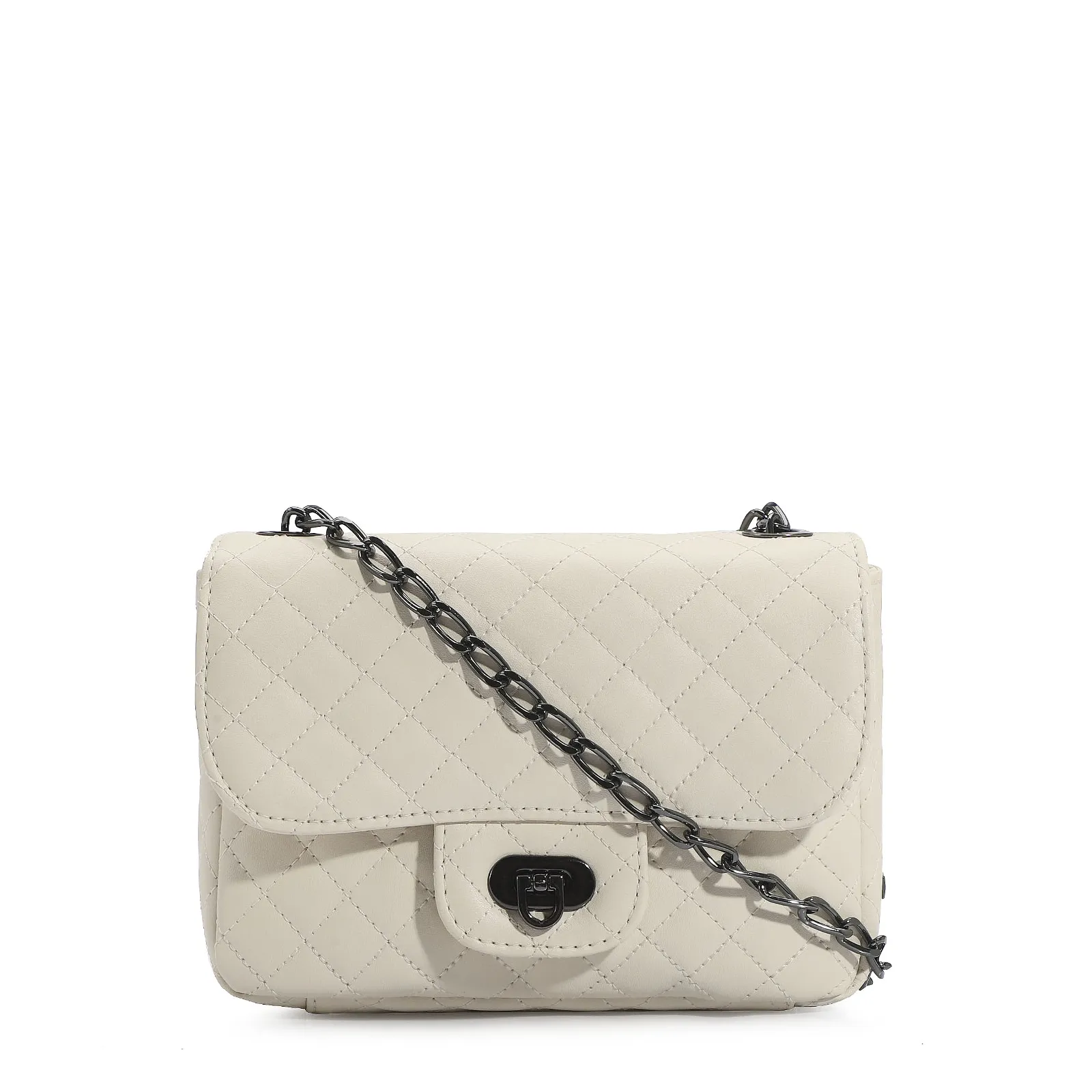 Bolsa Transversal Matelassê Alt Off White