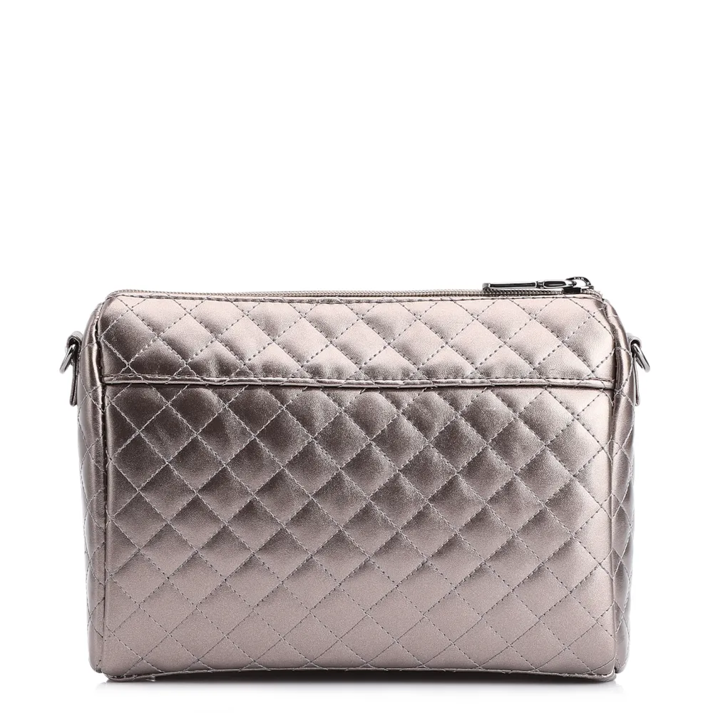 Bolsa Transversal Matelassê Alt Prata - imagem 3