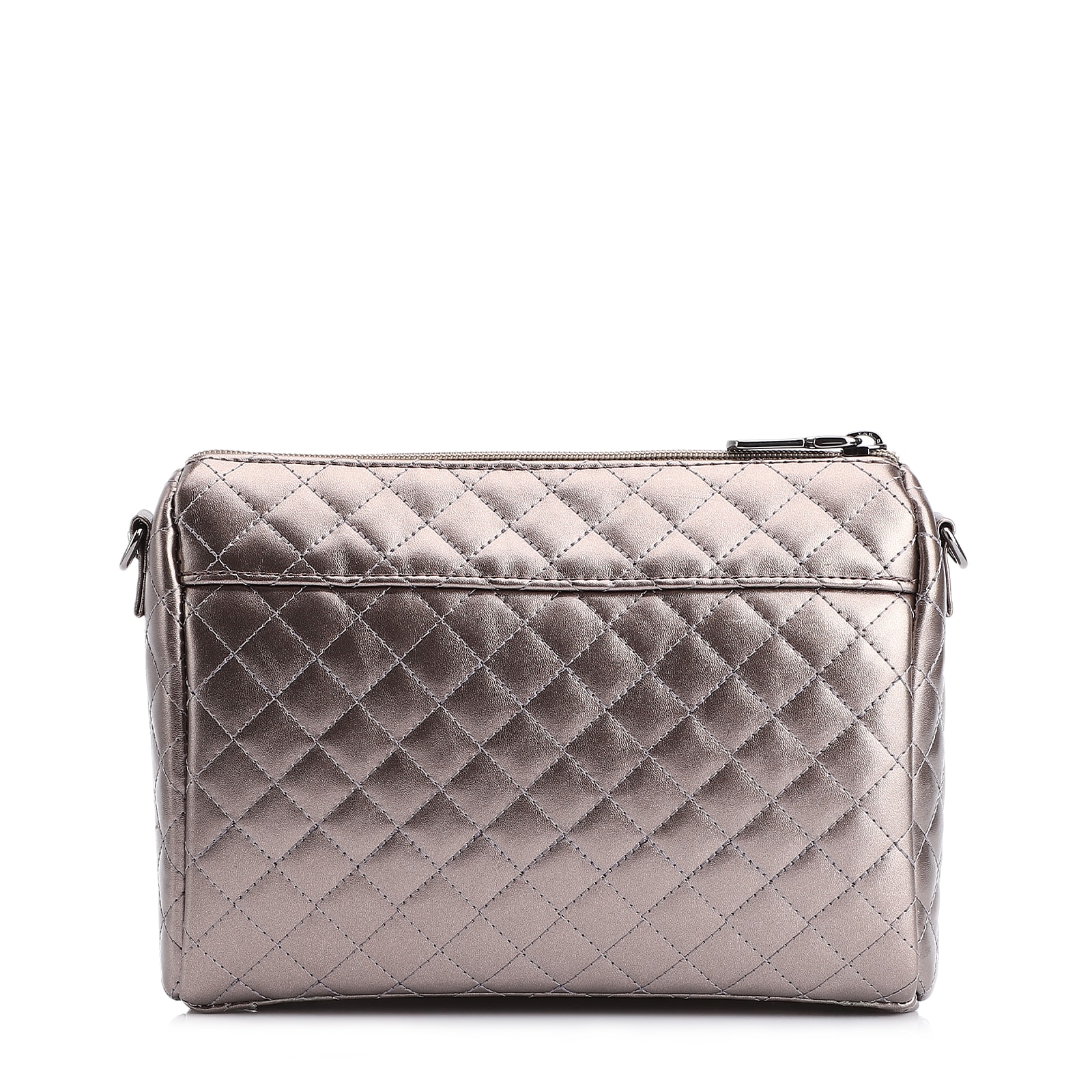 Bolsa Transversal Matelassê Alt Prata