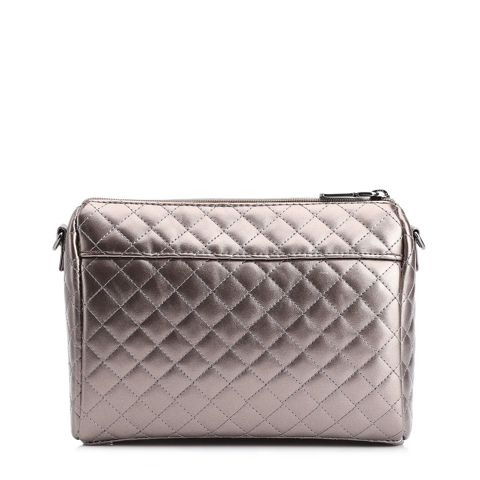 Bolsa Transversal Matelassê Alt Prata