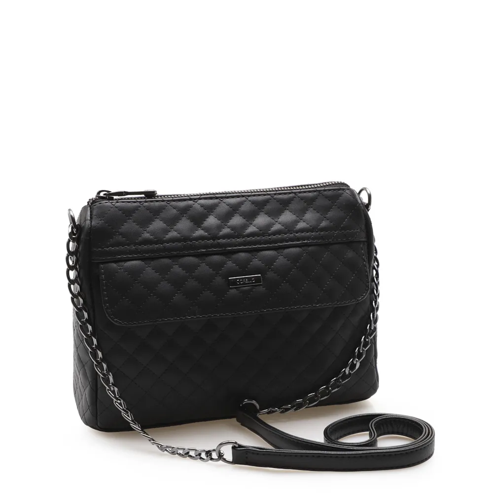 Bolsa Transversal Matelassê Alt Preto - imagem 2