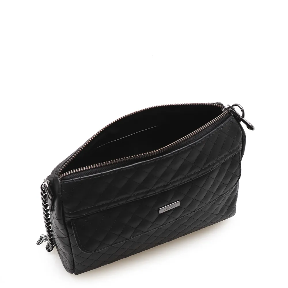 Bolsa Transversal Matelassê Alt Preto - imagem 4