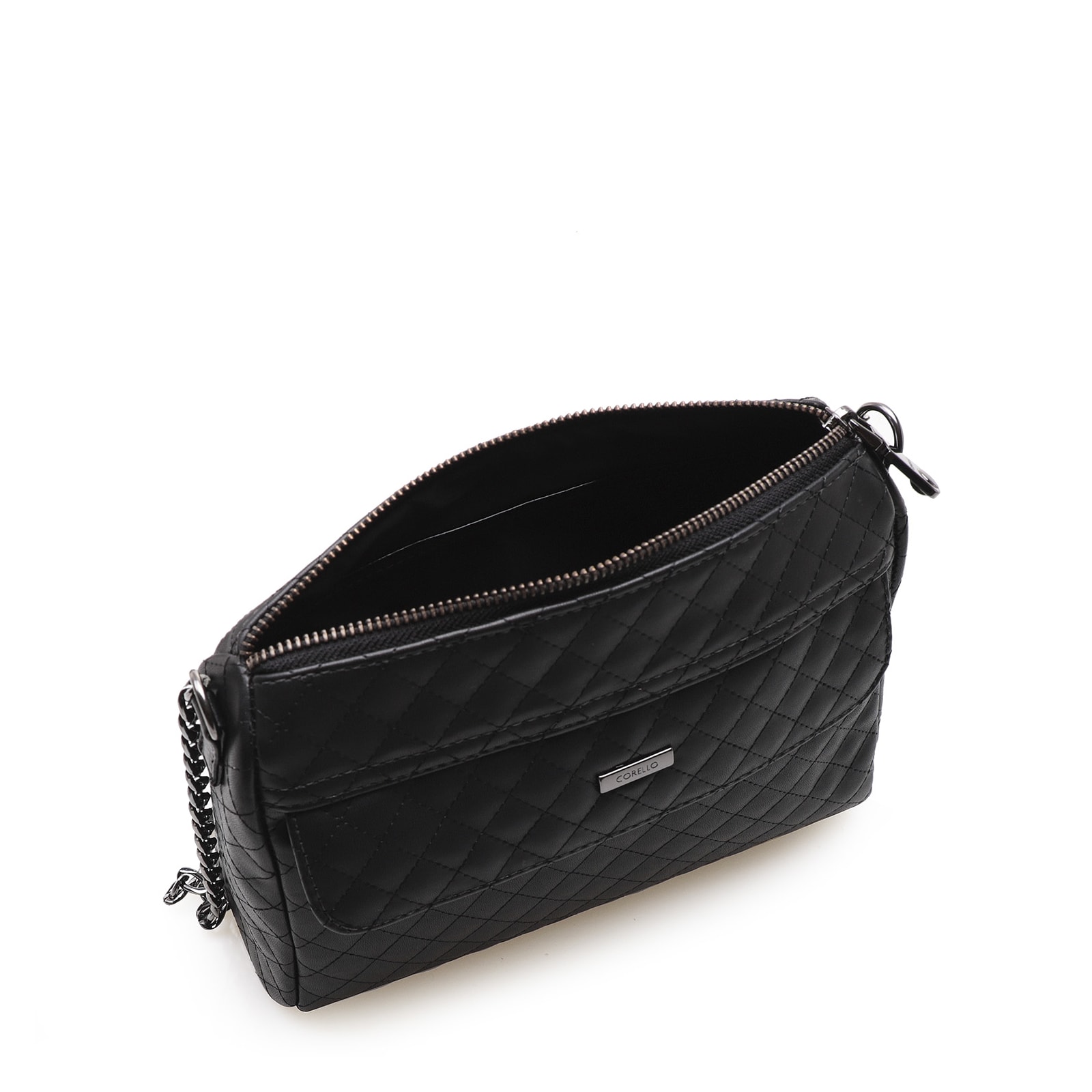 Bolsa Transversal Matelassê Alt Preto