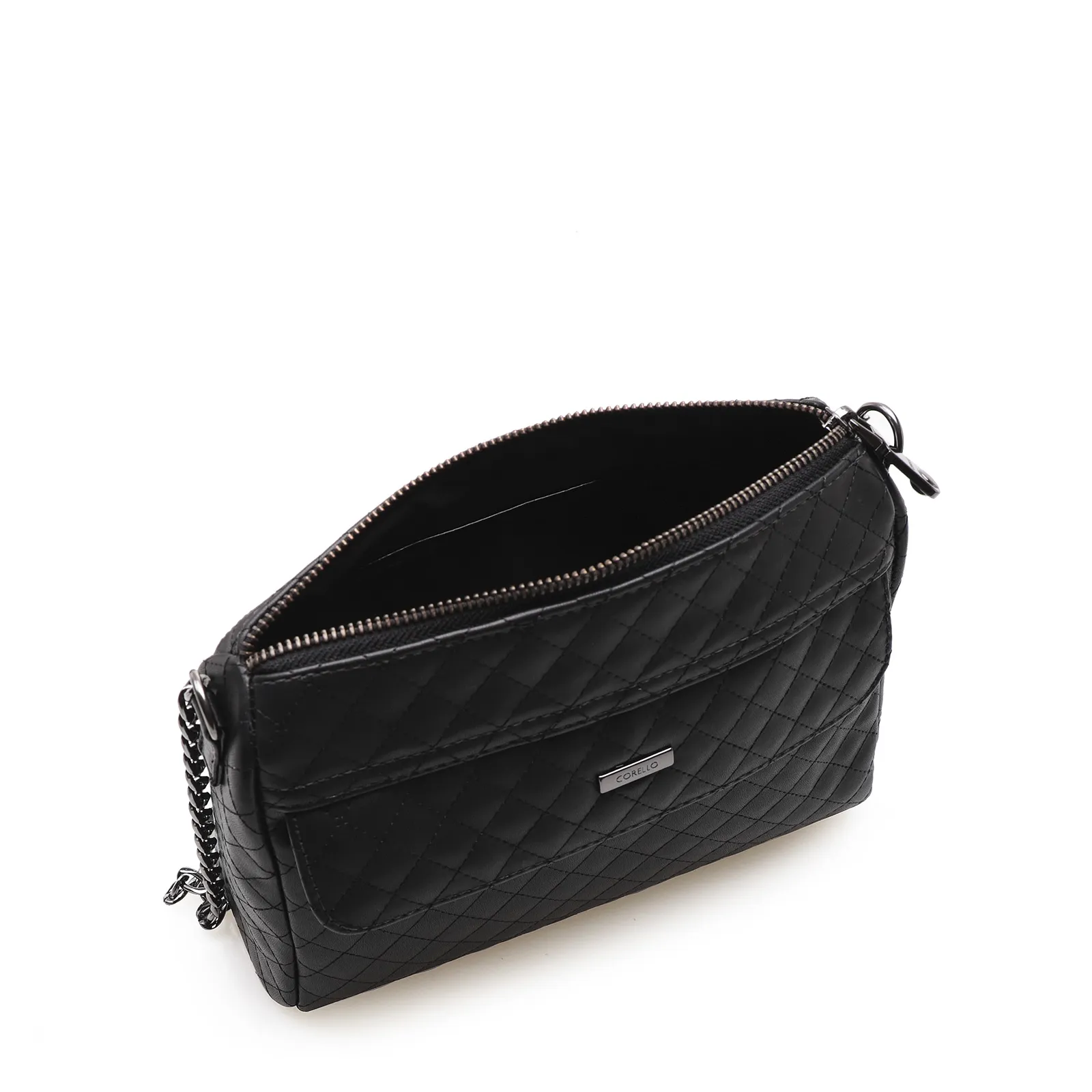 Bolsa Transversal Matelassê Alt Preto