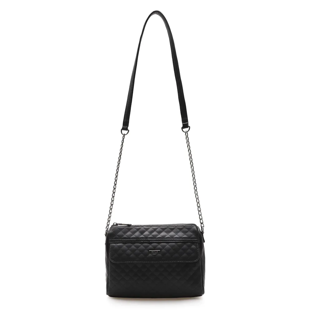 Bolsa Transversal Matelassê Alt Preto - imagem 5
