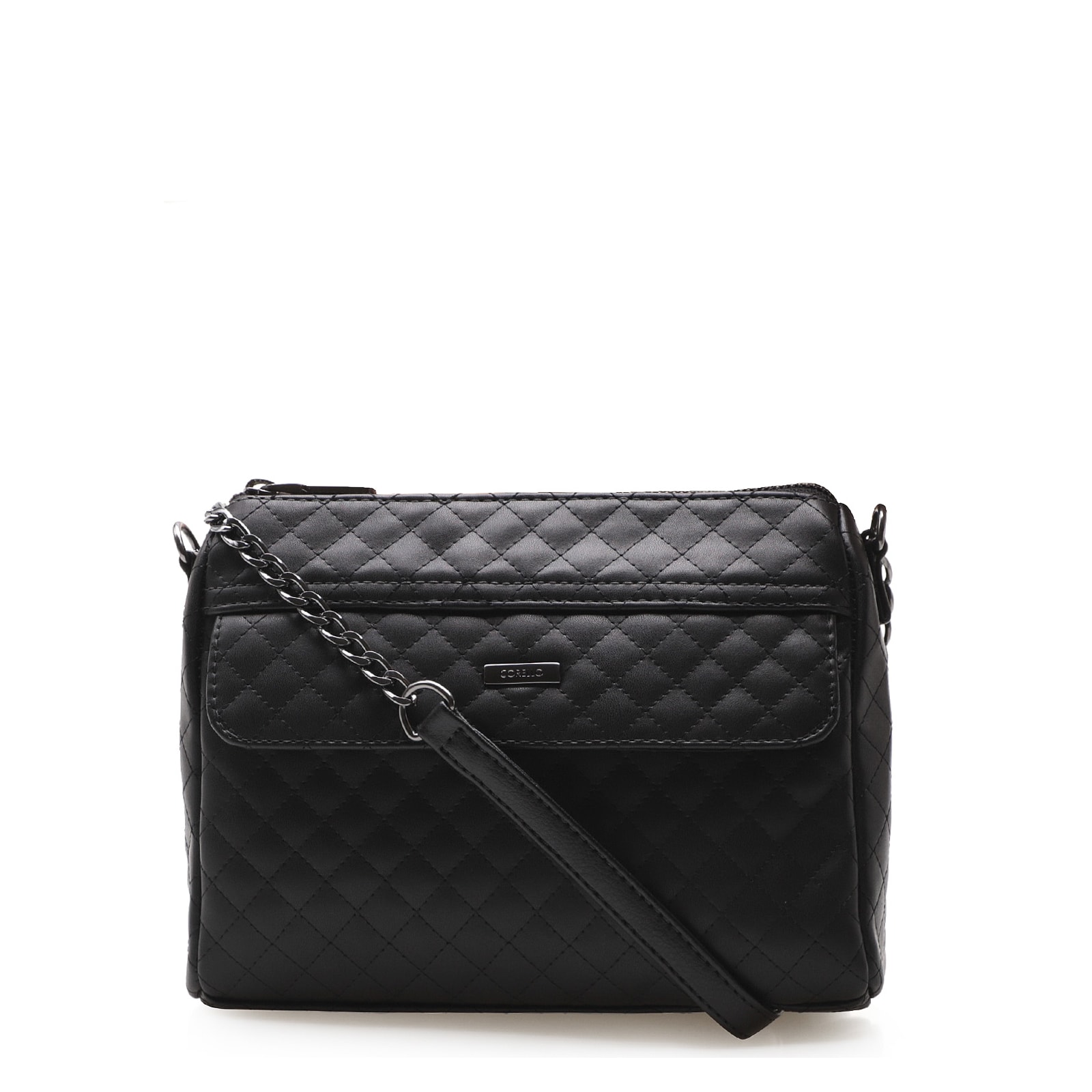 Bolsa Transversal Matelassê Alt Preto