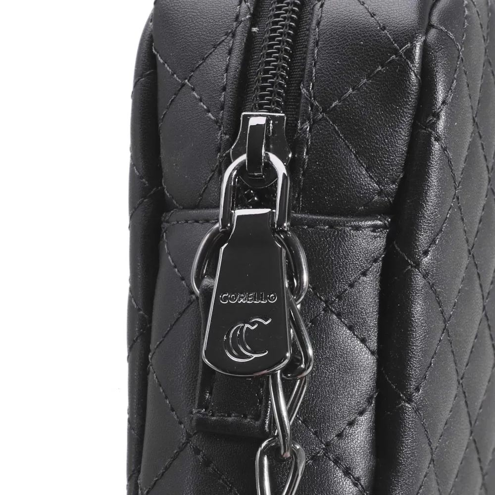 Bolsa Transversal Matelassê Alt Preto - imagem 6