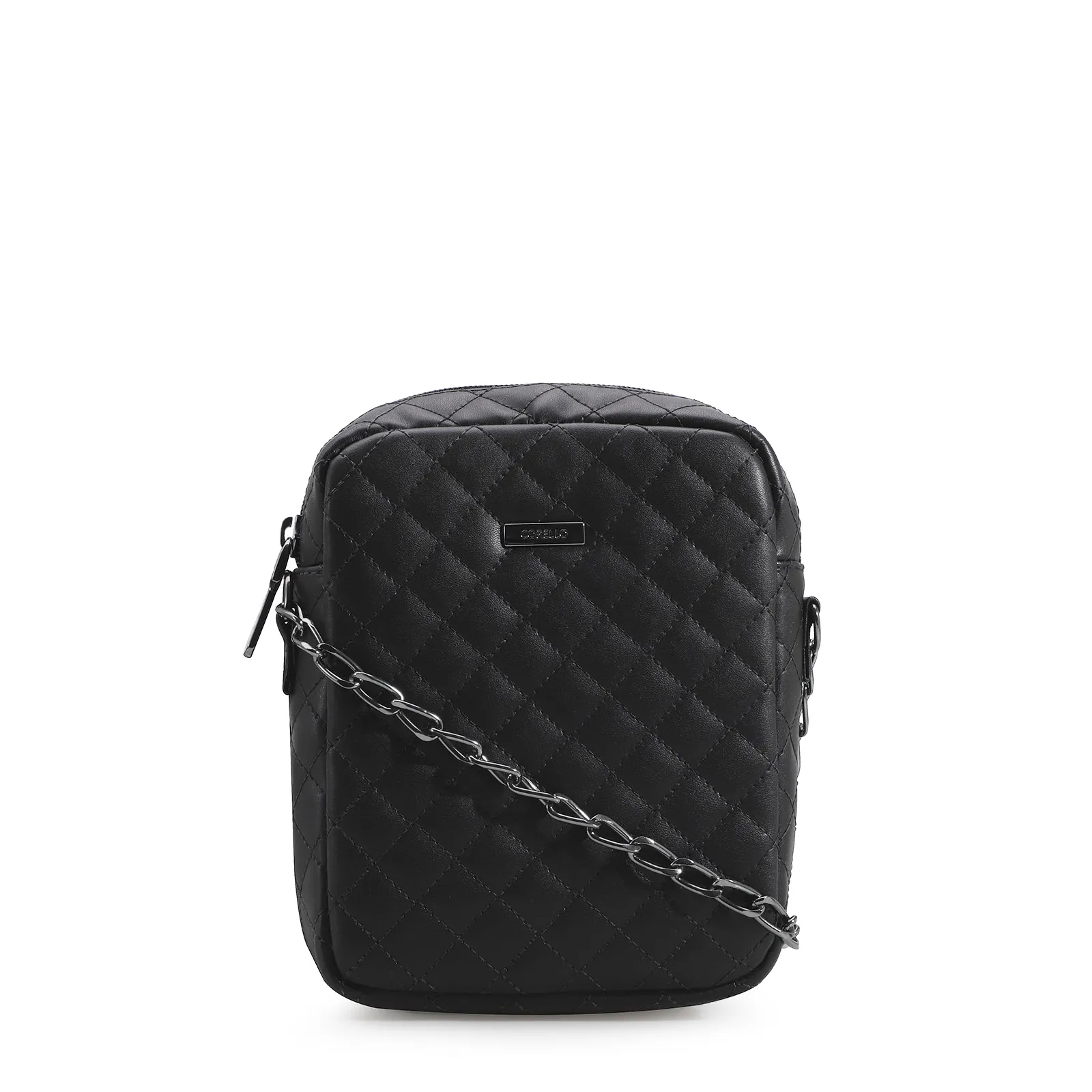 Bolsa Transversal Matelassê Alt Preto