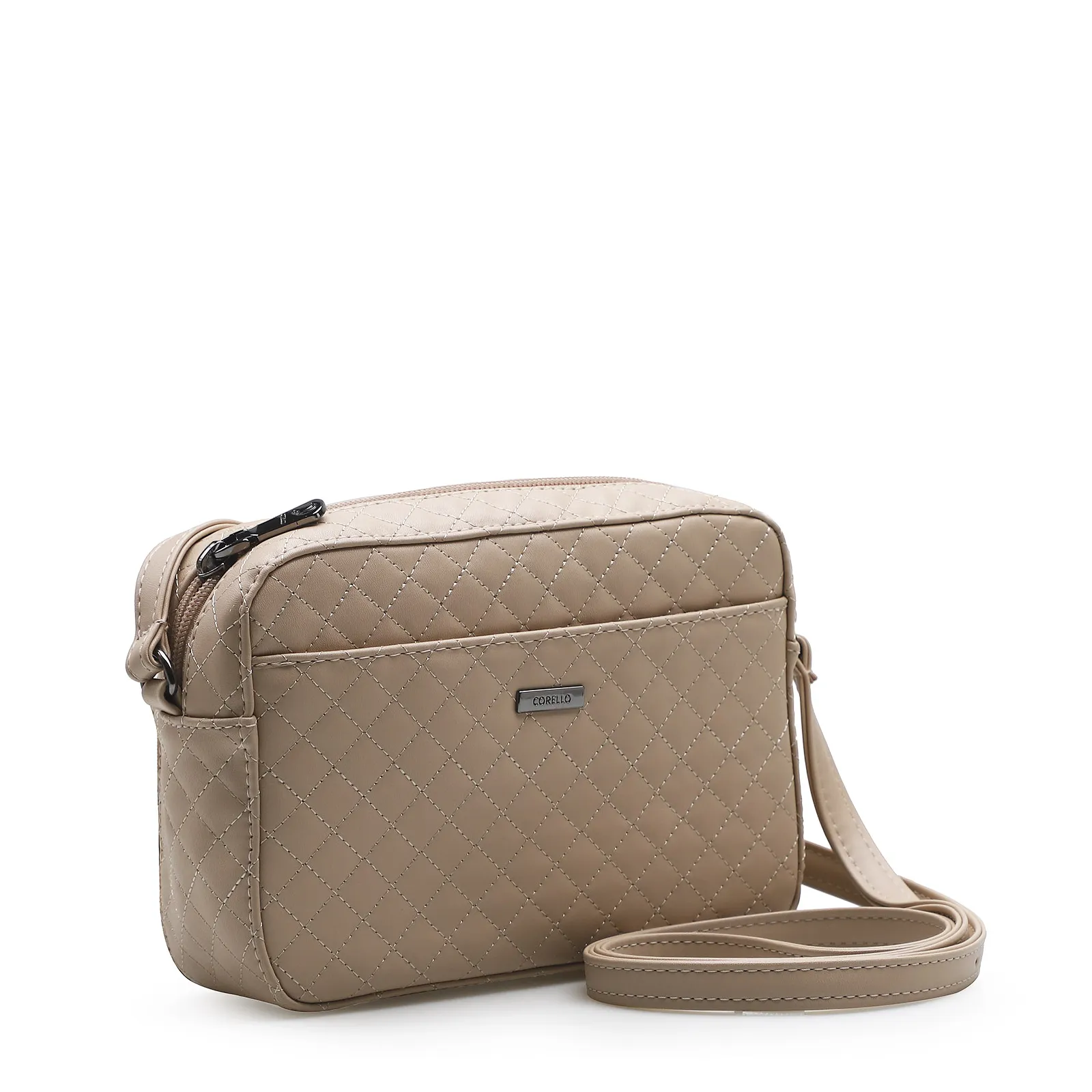Bolsa Transversal Matelassê Alt Vanilla