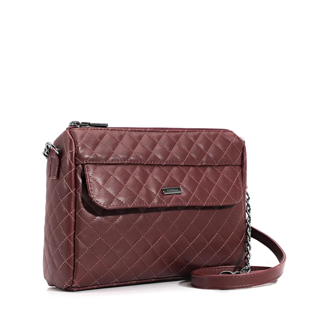 Bolsa Transversal Matelassê Alt Vermelho - imagem 3