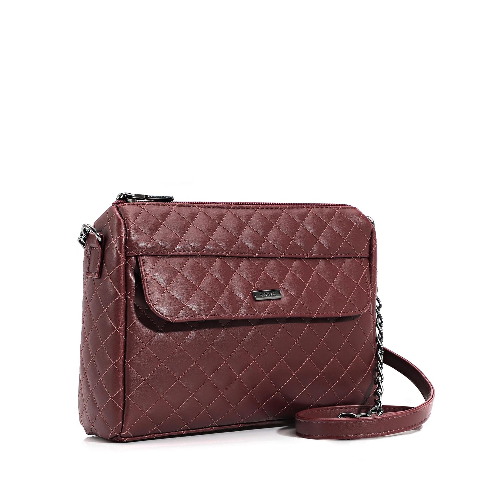 Bolsa Transversal Matelassê Alt Vermelho