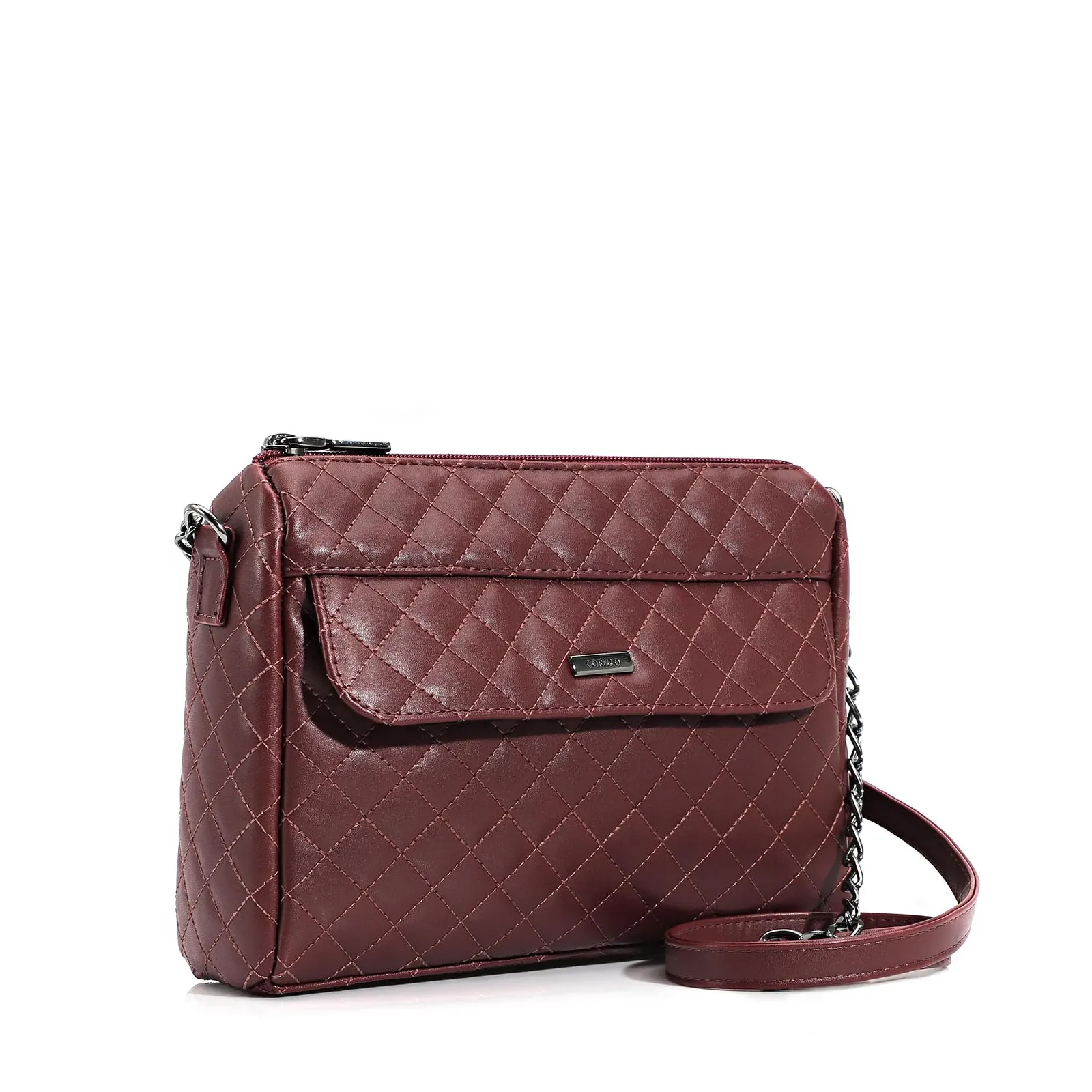 Bolsa Transversal Matelassê Alt Vermelho