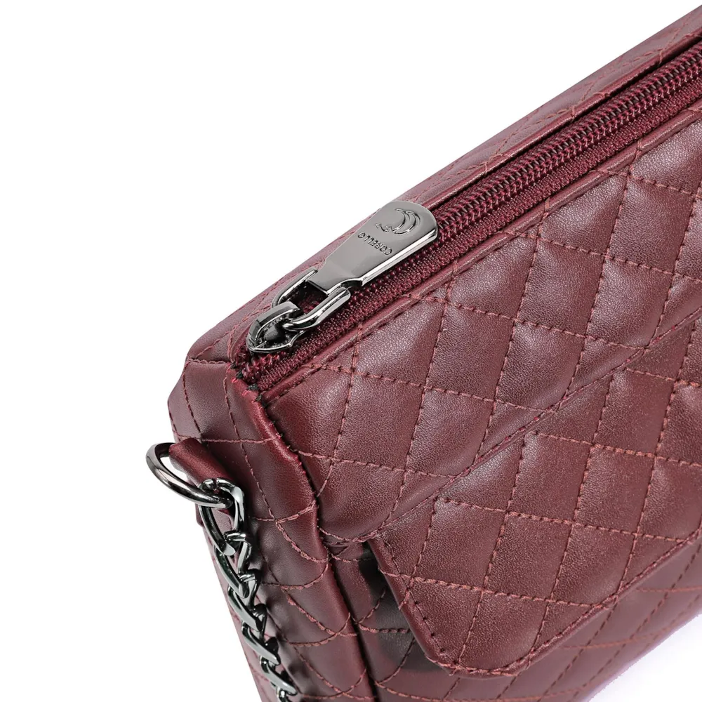 Bolsa Transversal Matelassê Alt Vermelho - imagem 6