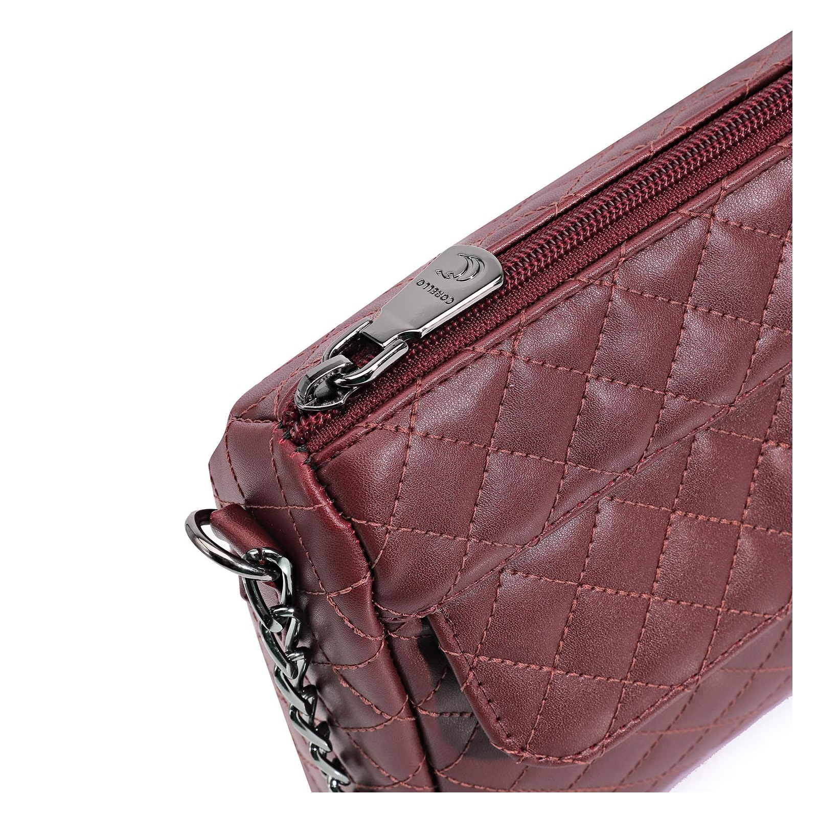 Bolsa Transversal Matelassê Alt Vermelho