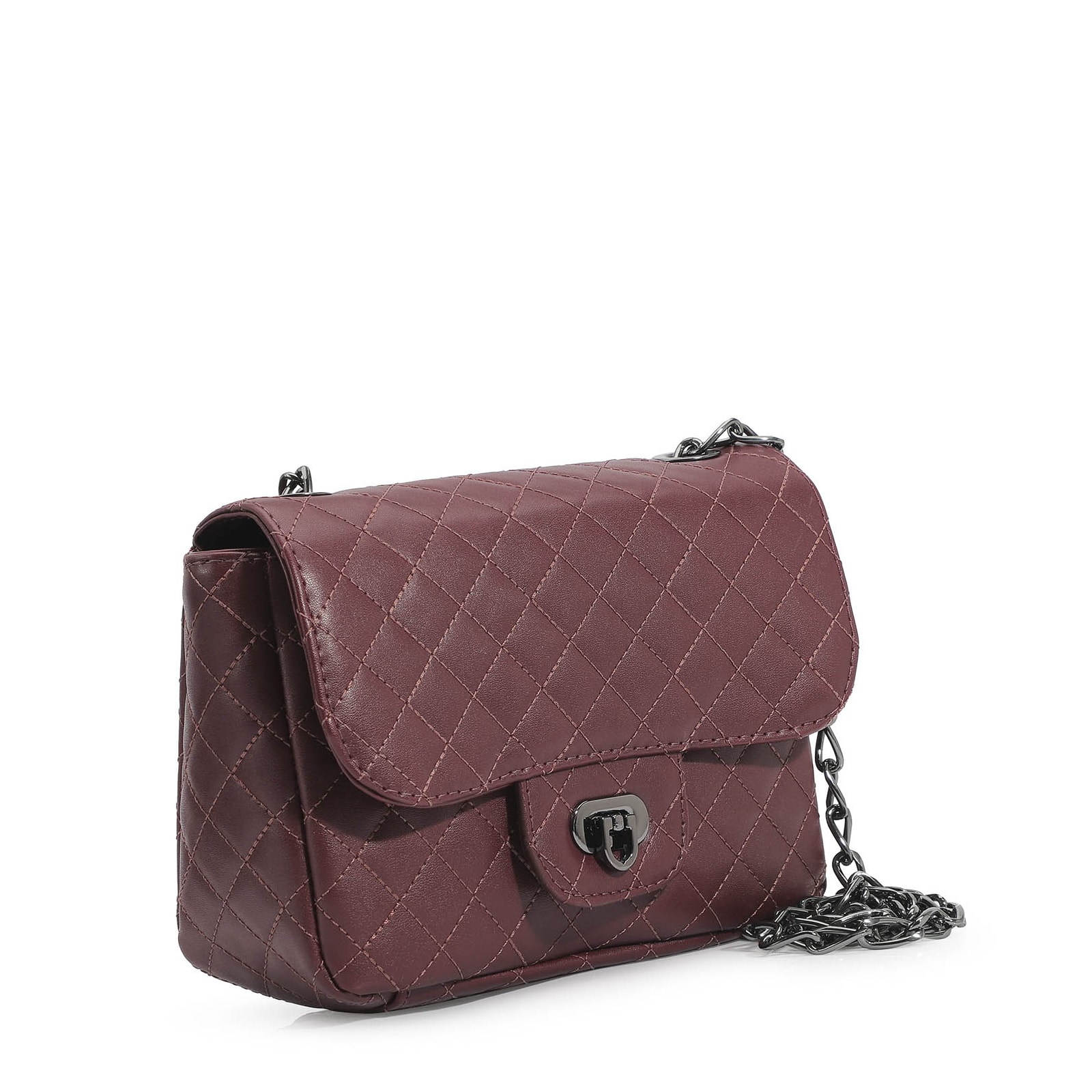 Bolsa Transversal Matelassê Alt Vermelho