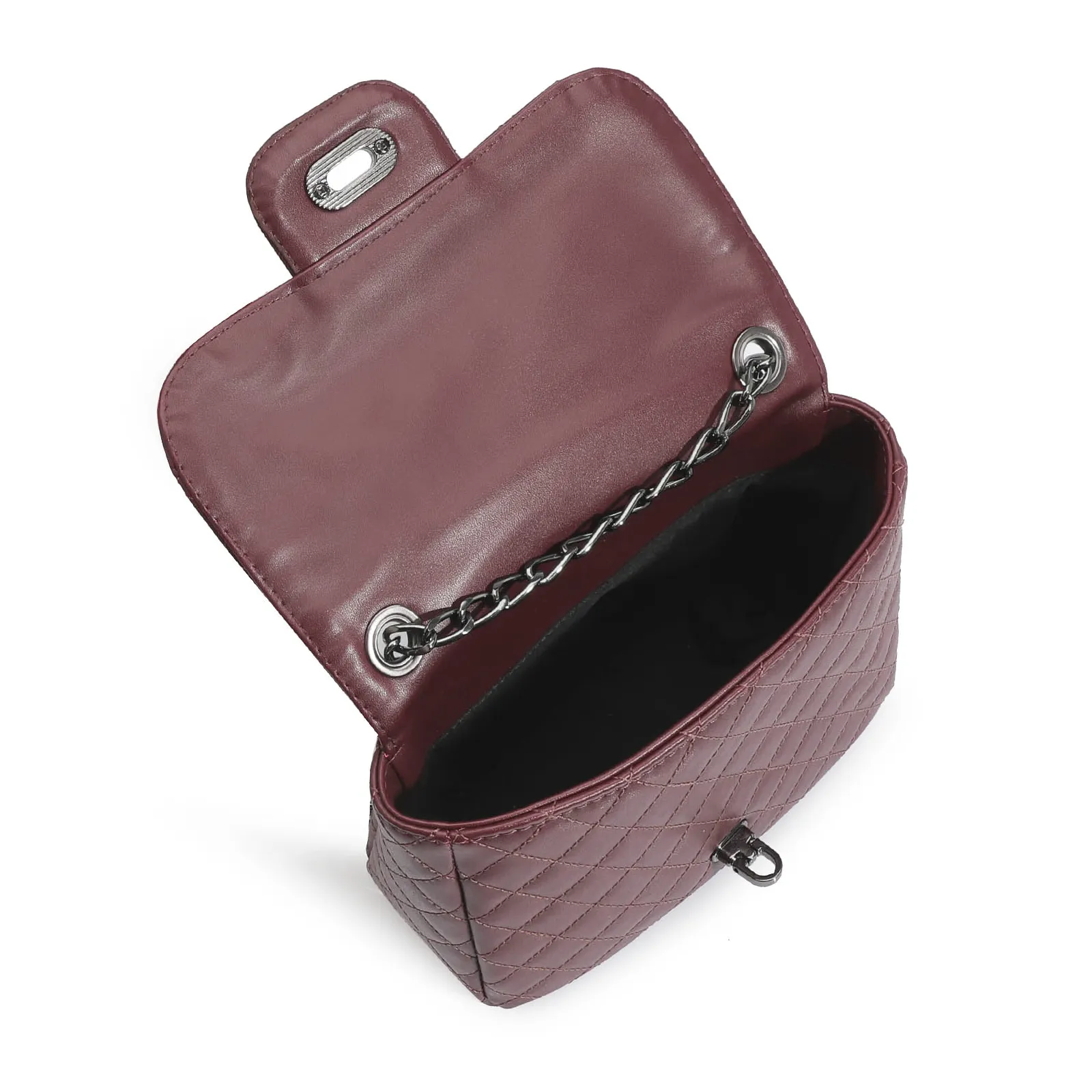 Bolsa Transversal Matelassê Alt Vermelho