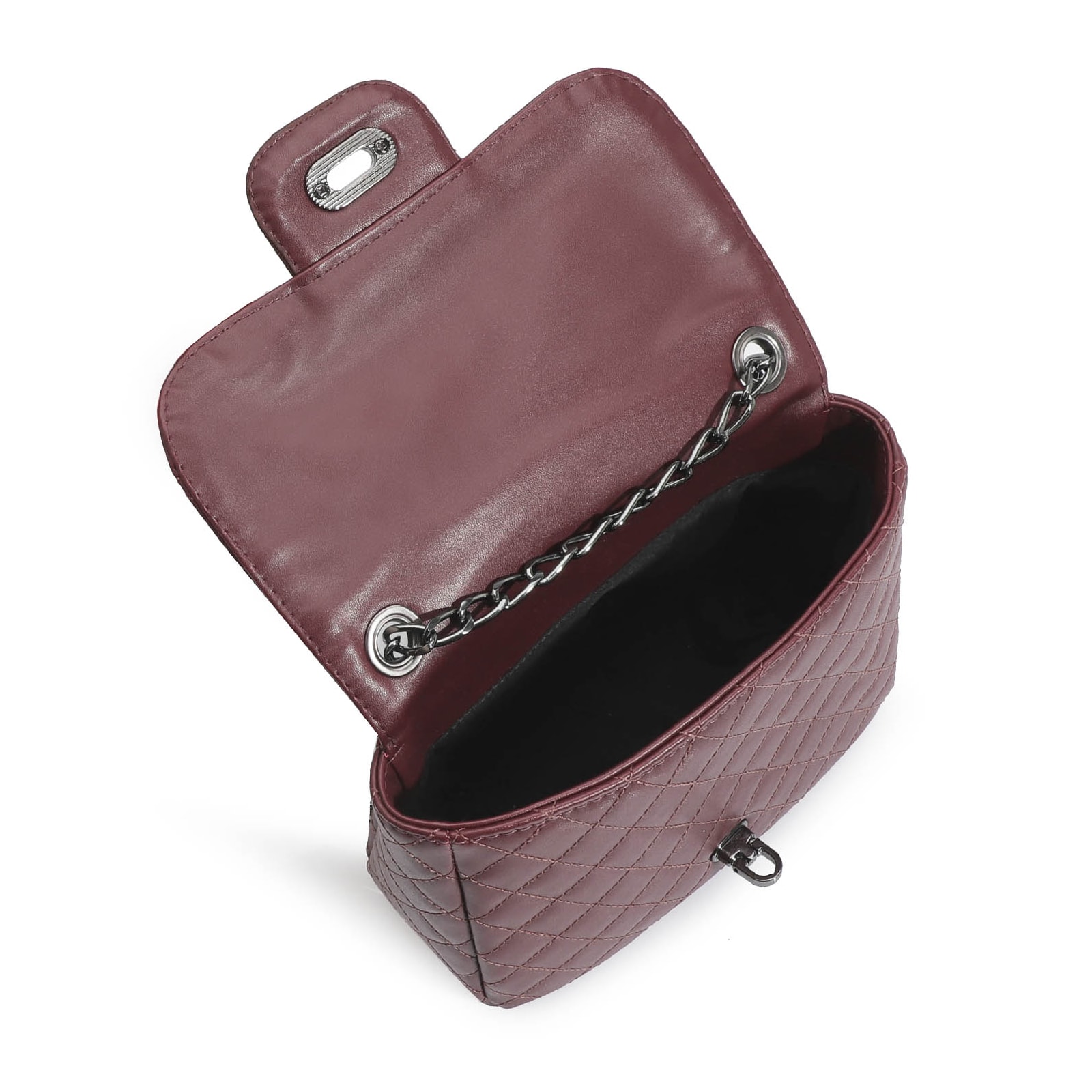 Bolsa Transversal Matelassê Alt Vermelho