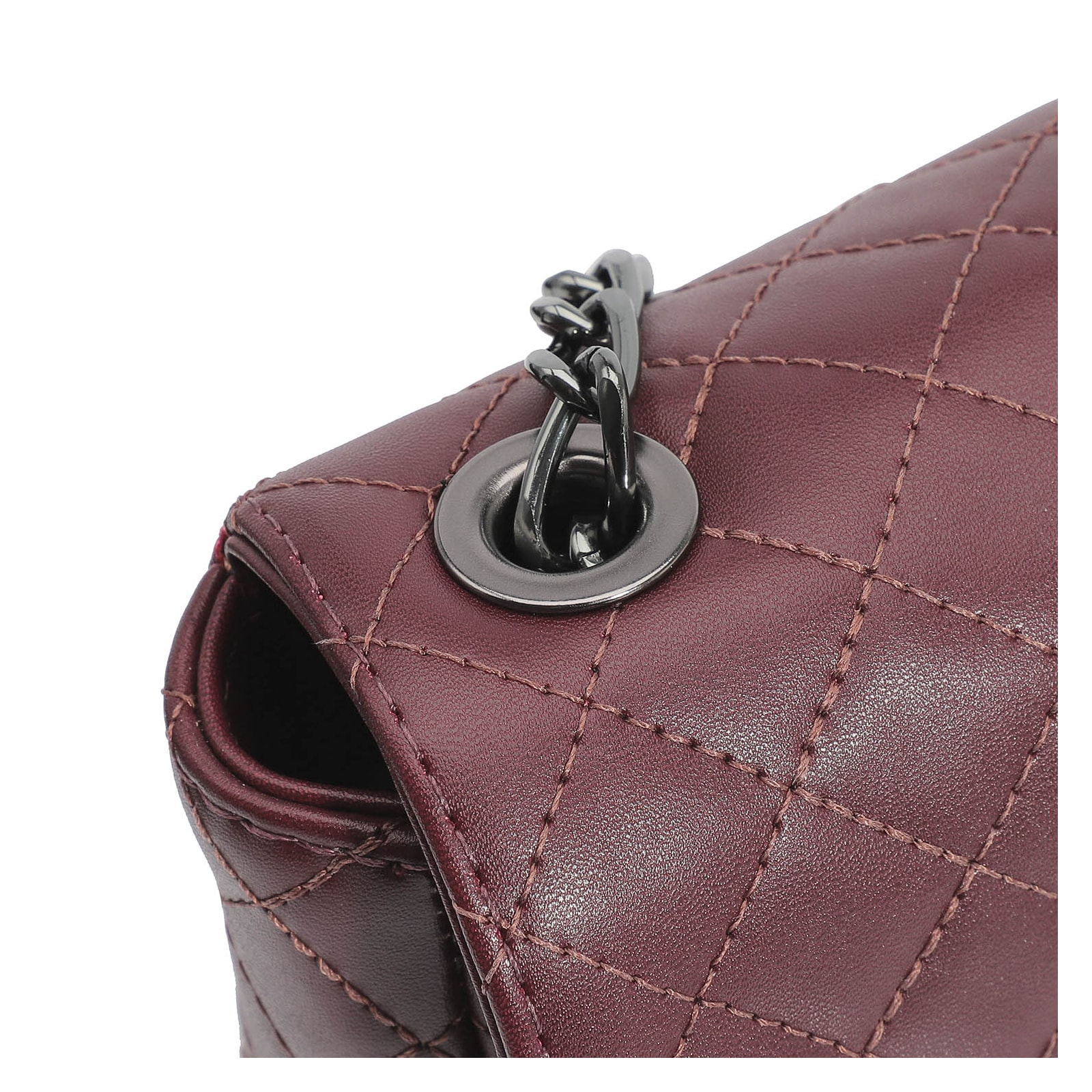 Bolsa Transversal Matelassê Alt Vermelho