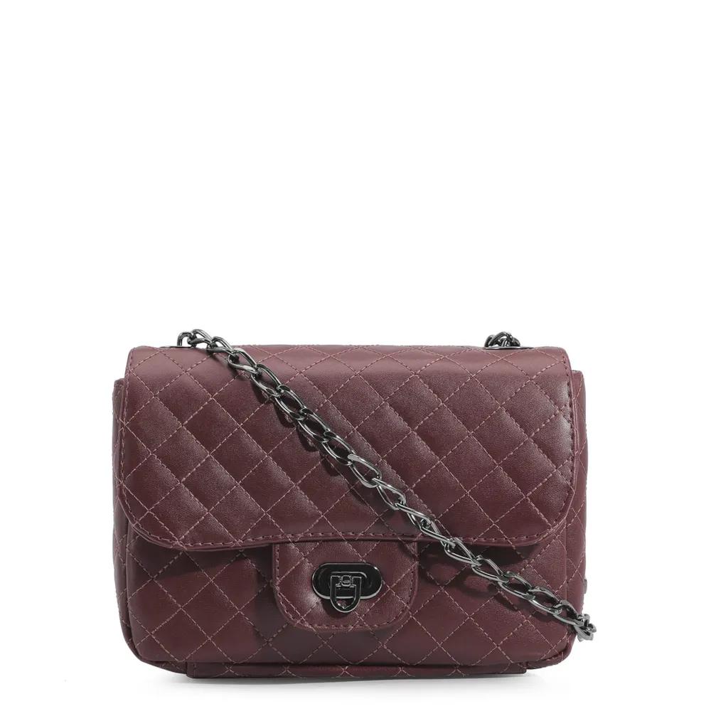 Bolsa Transversal Matelassê Alt Vermelho