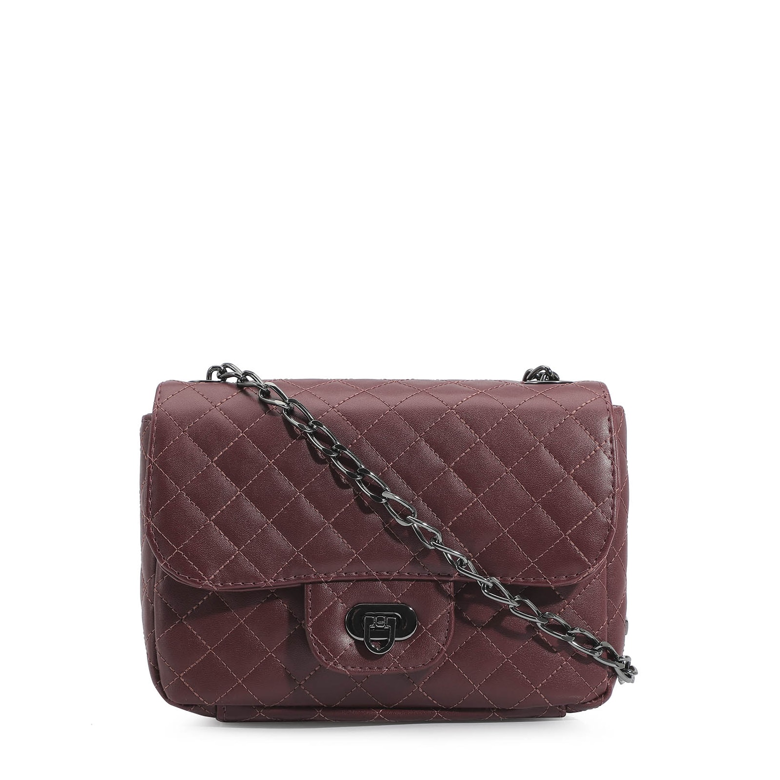 Bolsa Transversal Matelassê Alt Vermelho