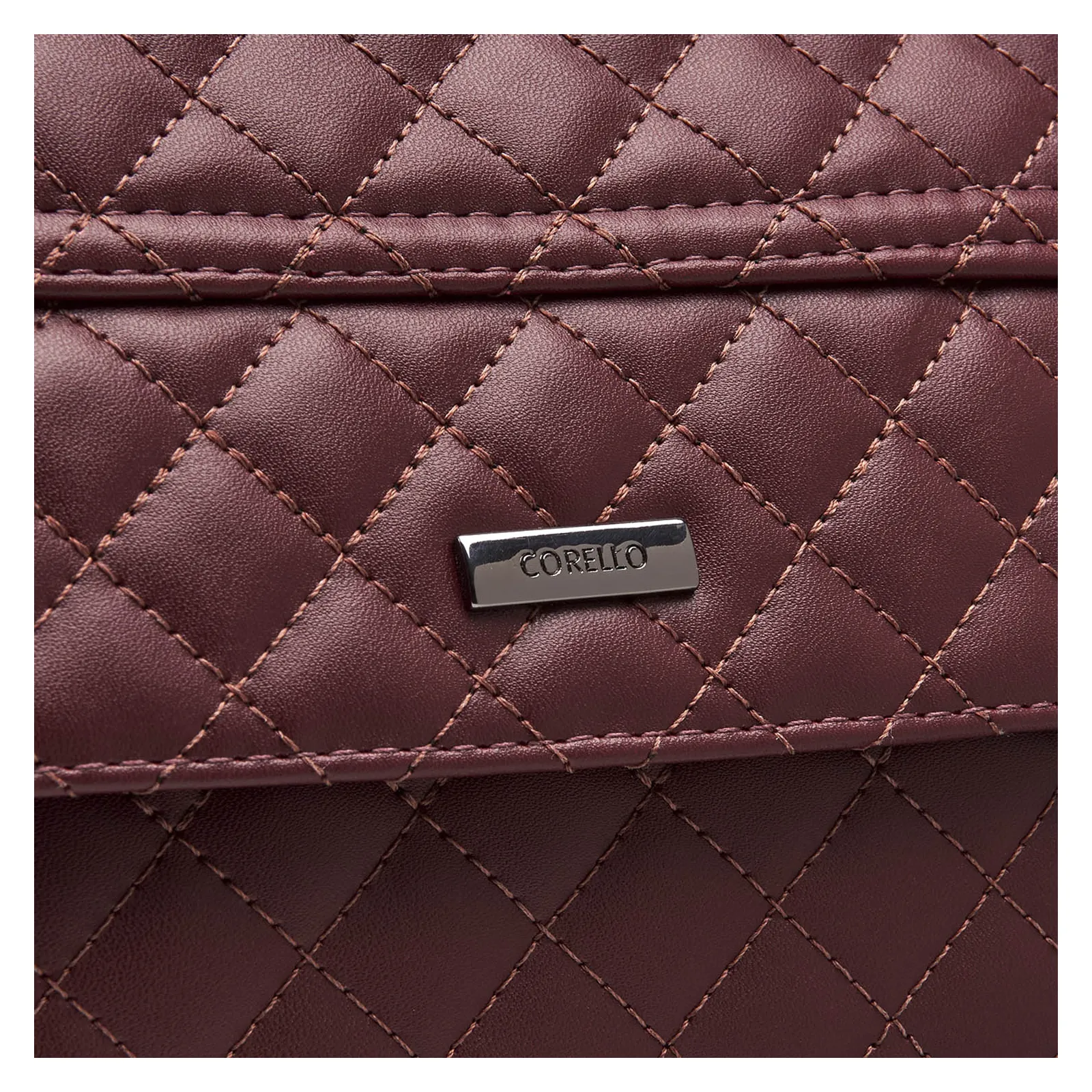 Bolsa Transversal Matelassê Alt Vinho