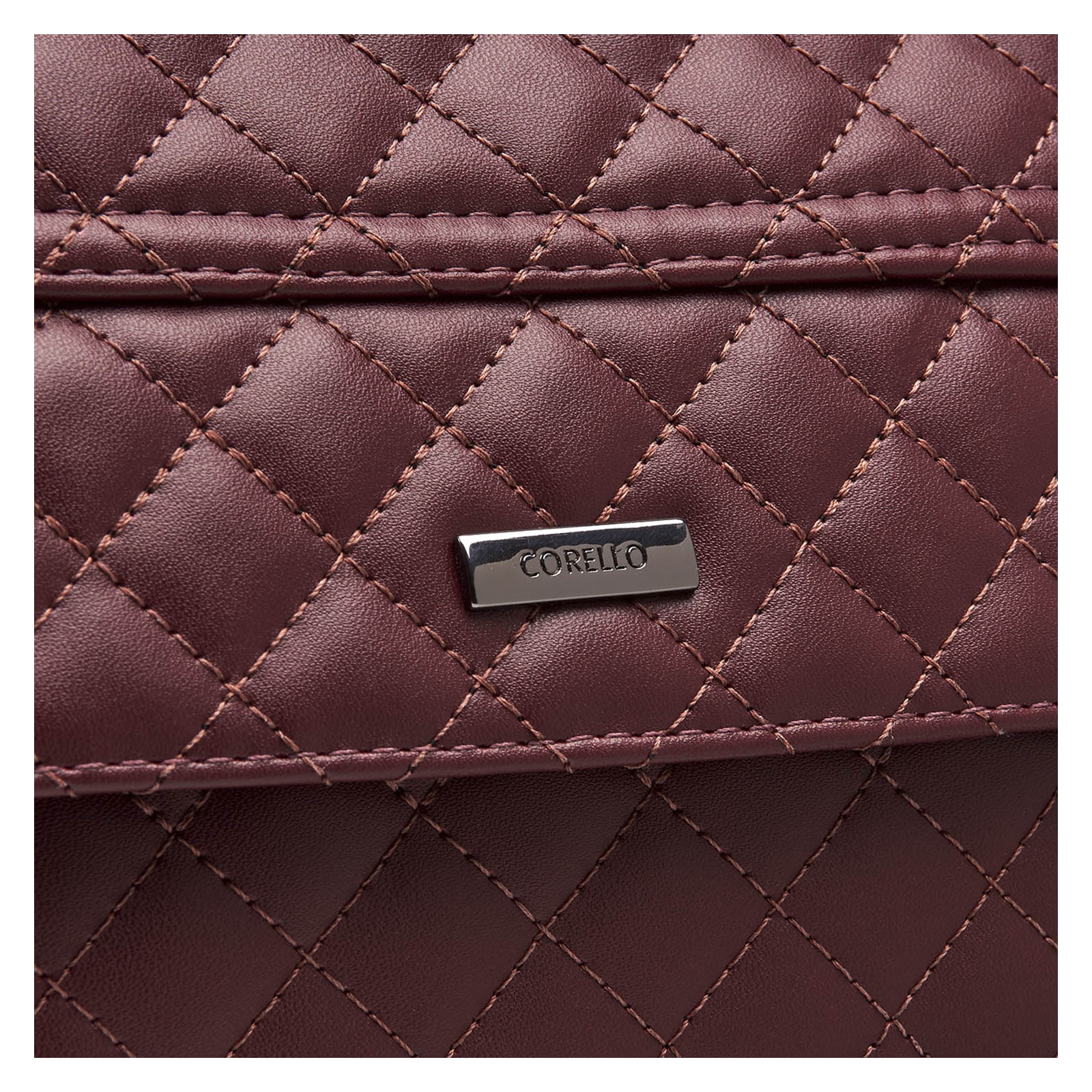 Bolsa Transversal Matelassê Alt Vinho