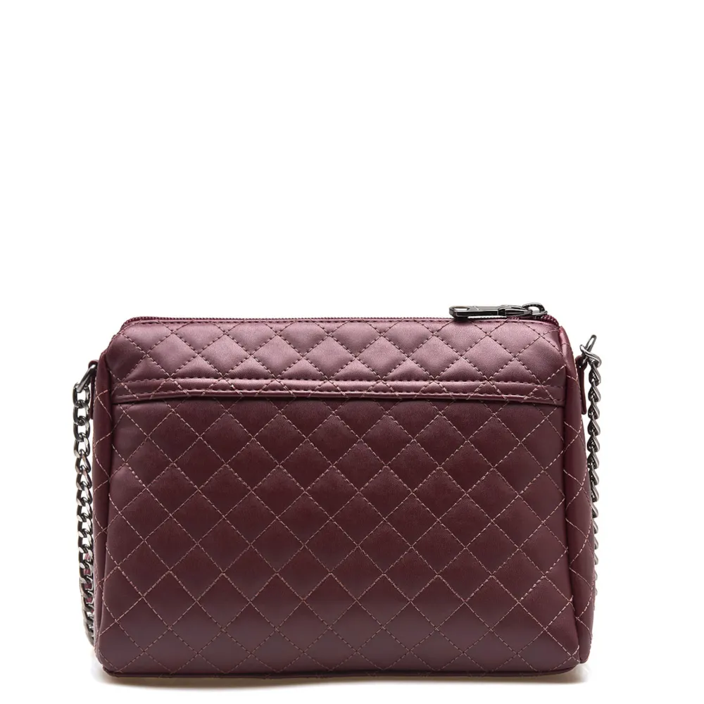Bolsa Transversal Matelassê Alt Vinho - imagem 3