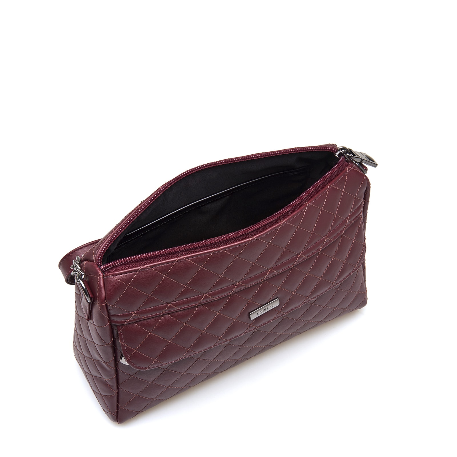 Bolsa Transversal Matelassê Alt Vinho