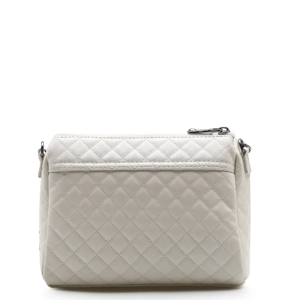 Bolsa Transversal Matelassê Alternativo Off White - imagem 4