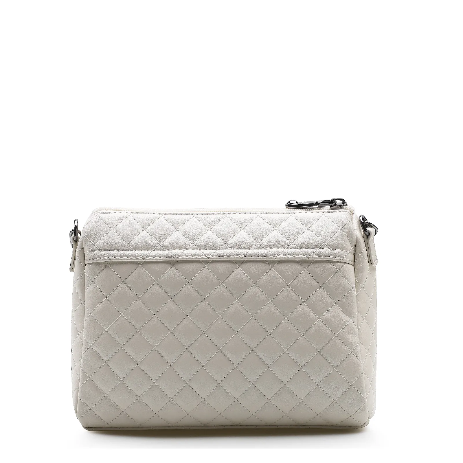 Bolsa Transversal Matelassê Alternativo Off White