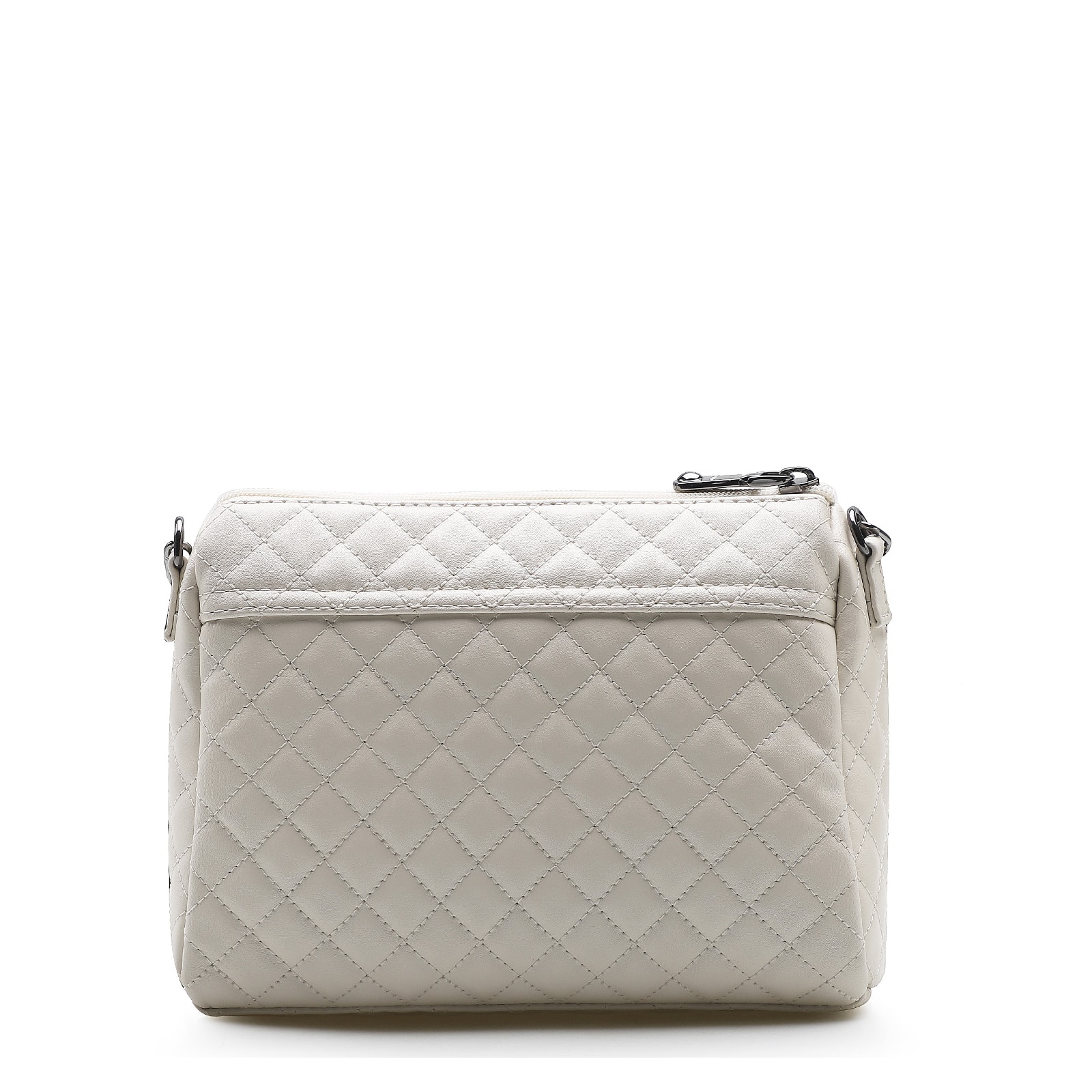 Bolsa Transversal Matelassê Alternativo Off White