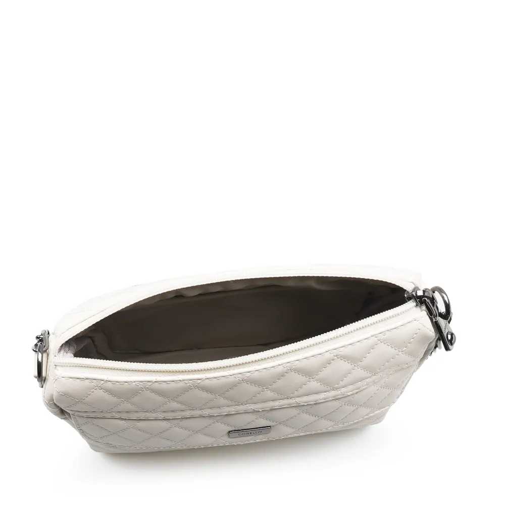 Bolsa Transversal Matelassê Alternativo Off White - imagem 5