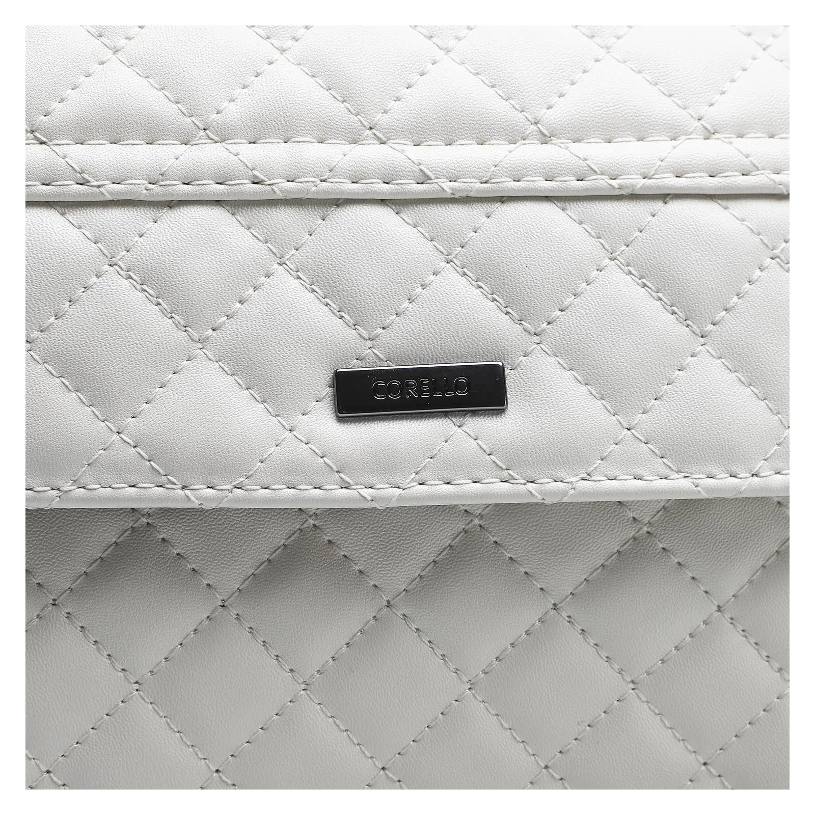 Bolsa Transversal Matelassê Alternativo Off White