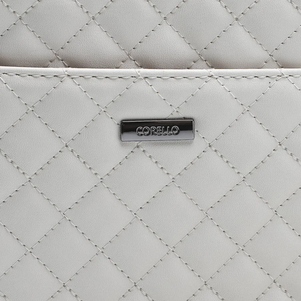 Bolsa Transversal Matelassê Alternativo Off White - imagem 5