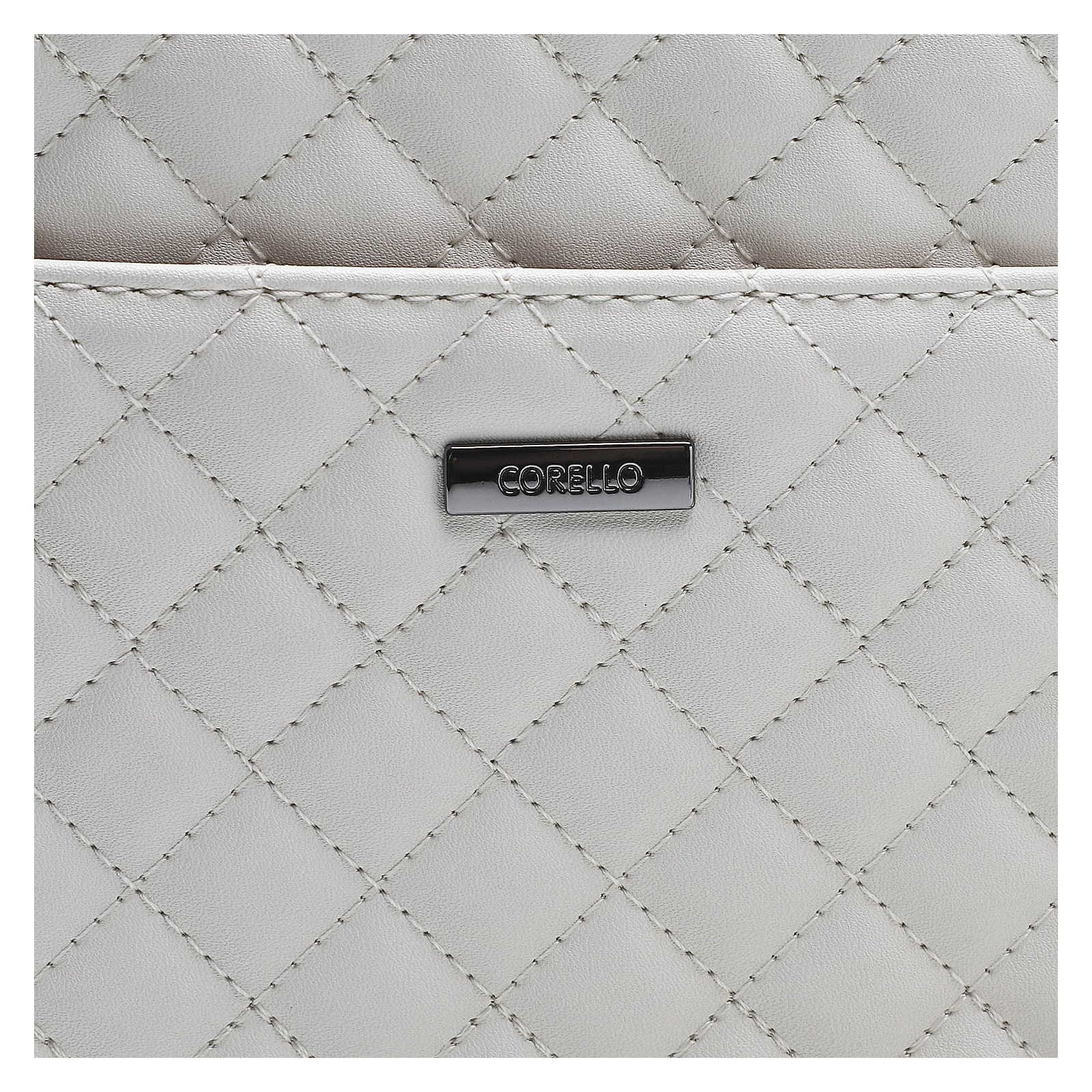 Bolsa Transversal Matelassê Alternativo Off White