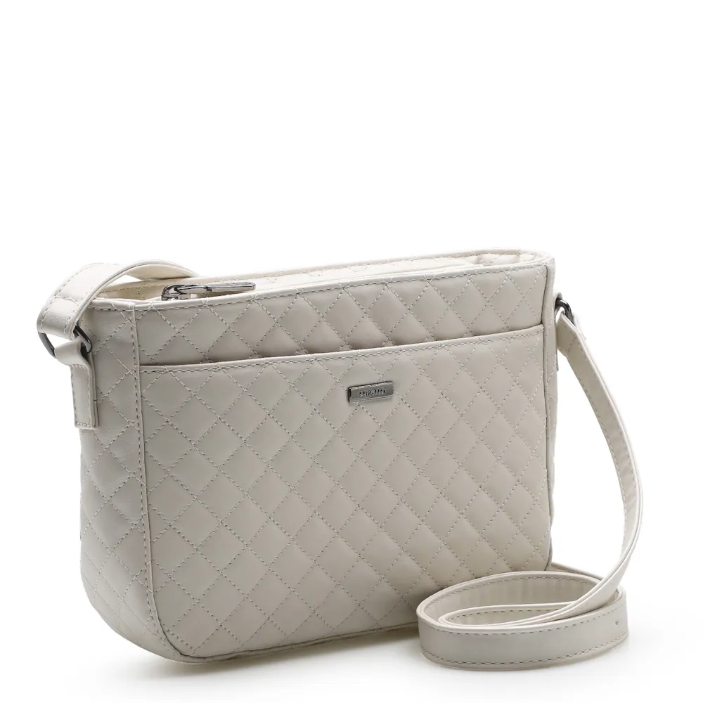Bolsa Transversal Matelassê Alternativo Off White - imagem 2