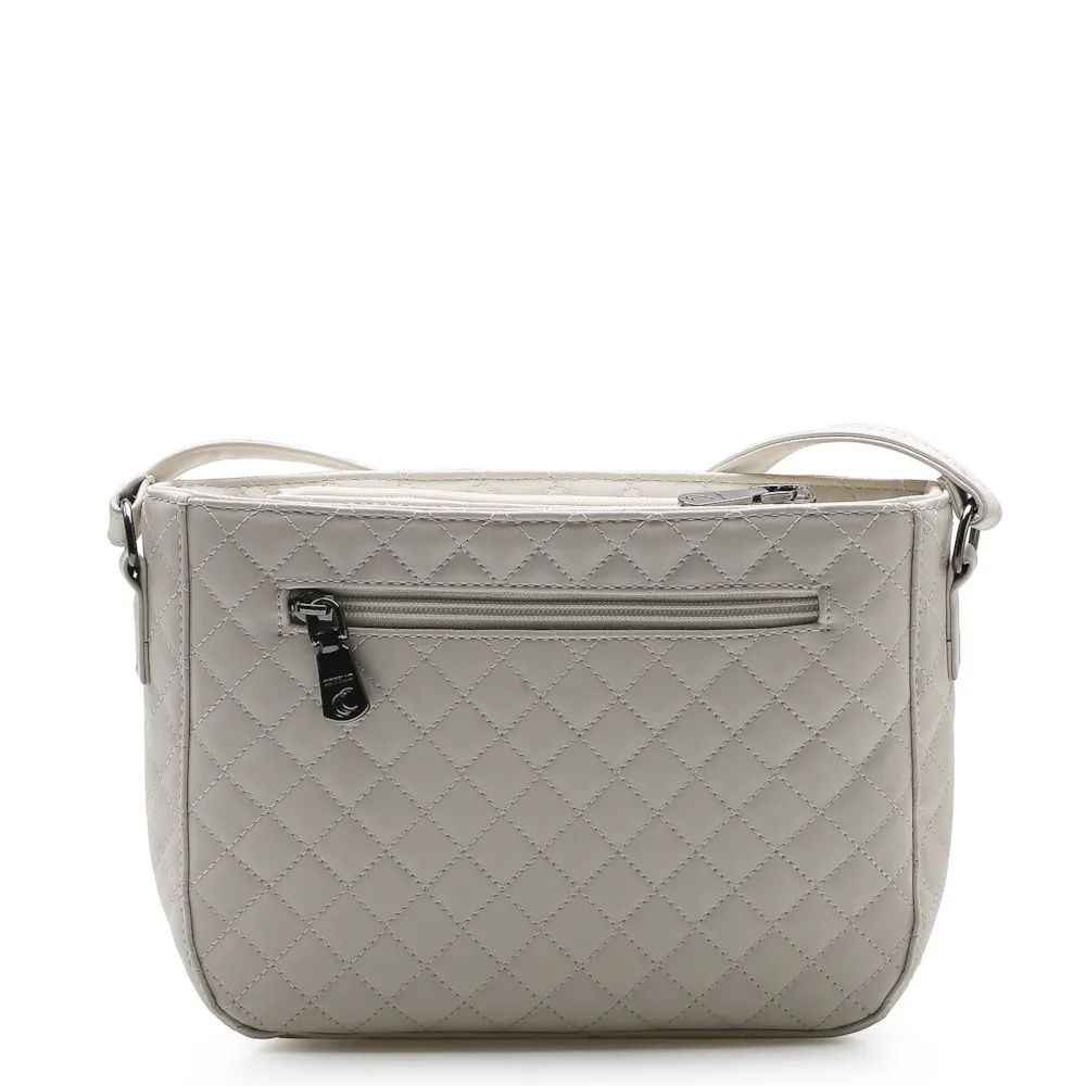 Bolsa Transversal Matelassê Alternativo Off White - imagem 3