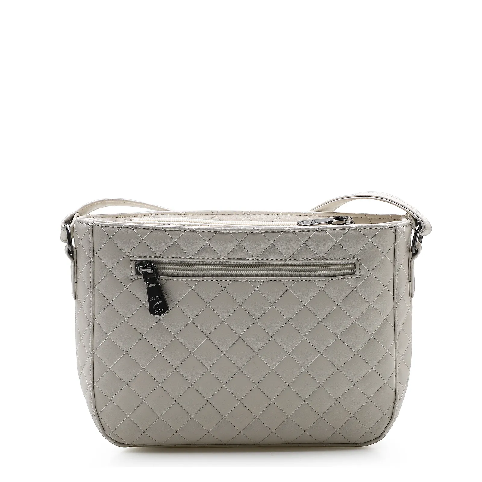 Bolsa Transversal Matelassê Alternativo Off White