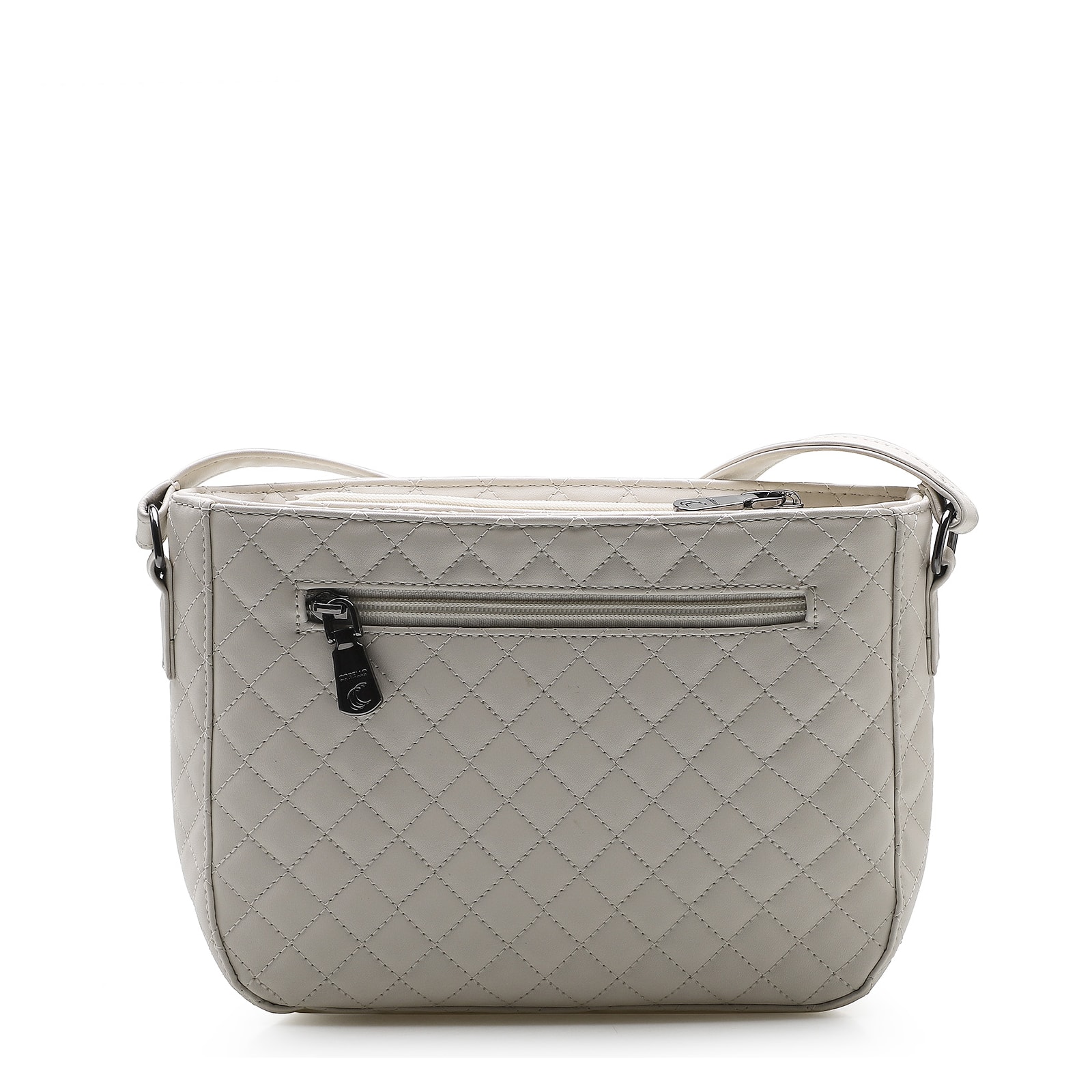 Bolsa Transversal Matelassê Alternativo Off White