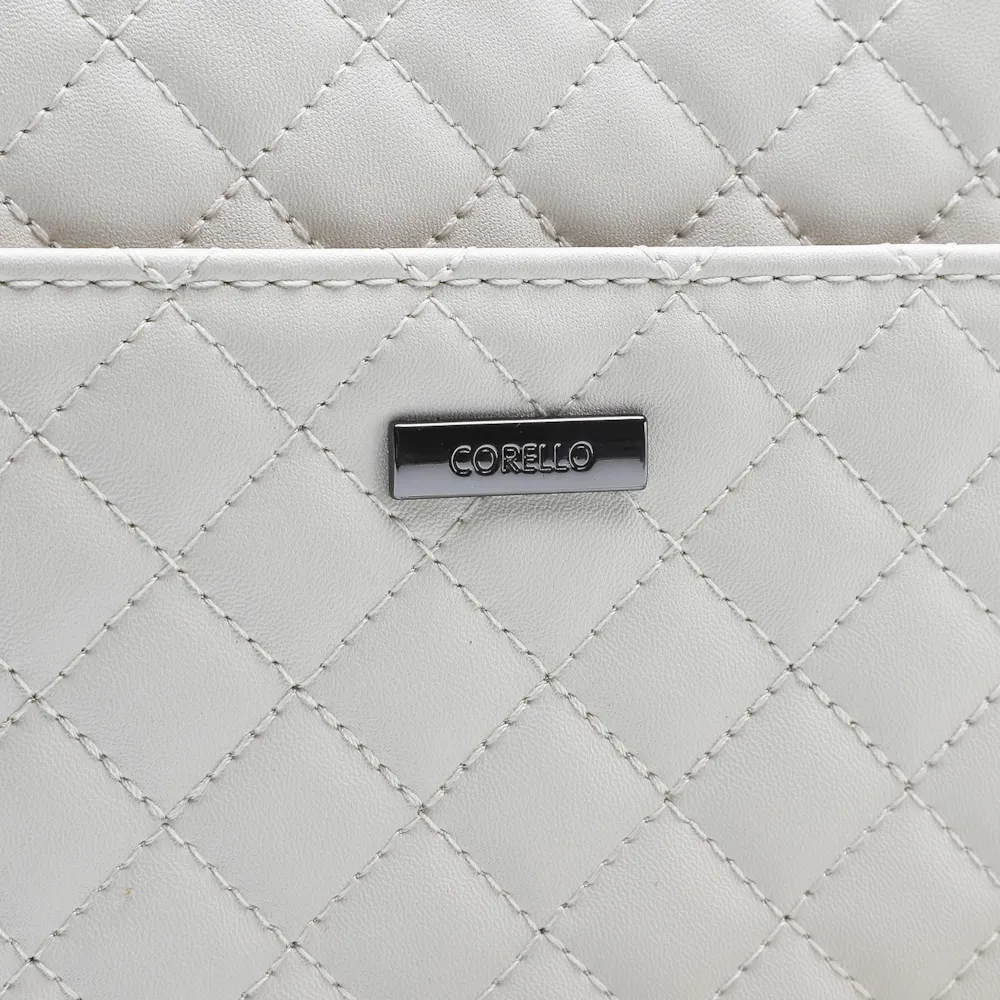 Bolsa Transversal Matelassê Alternativo Off White - imagem 6