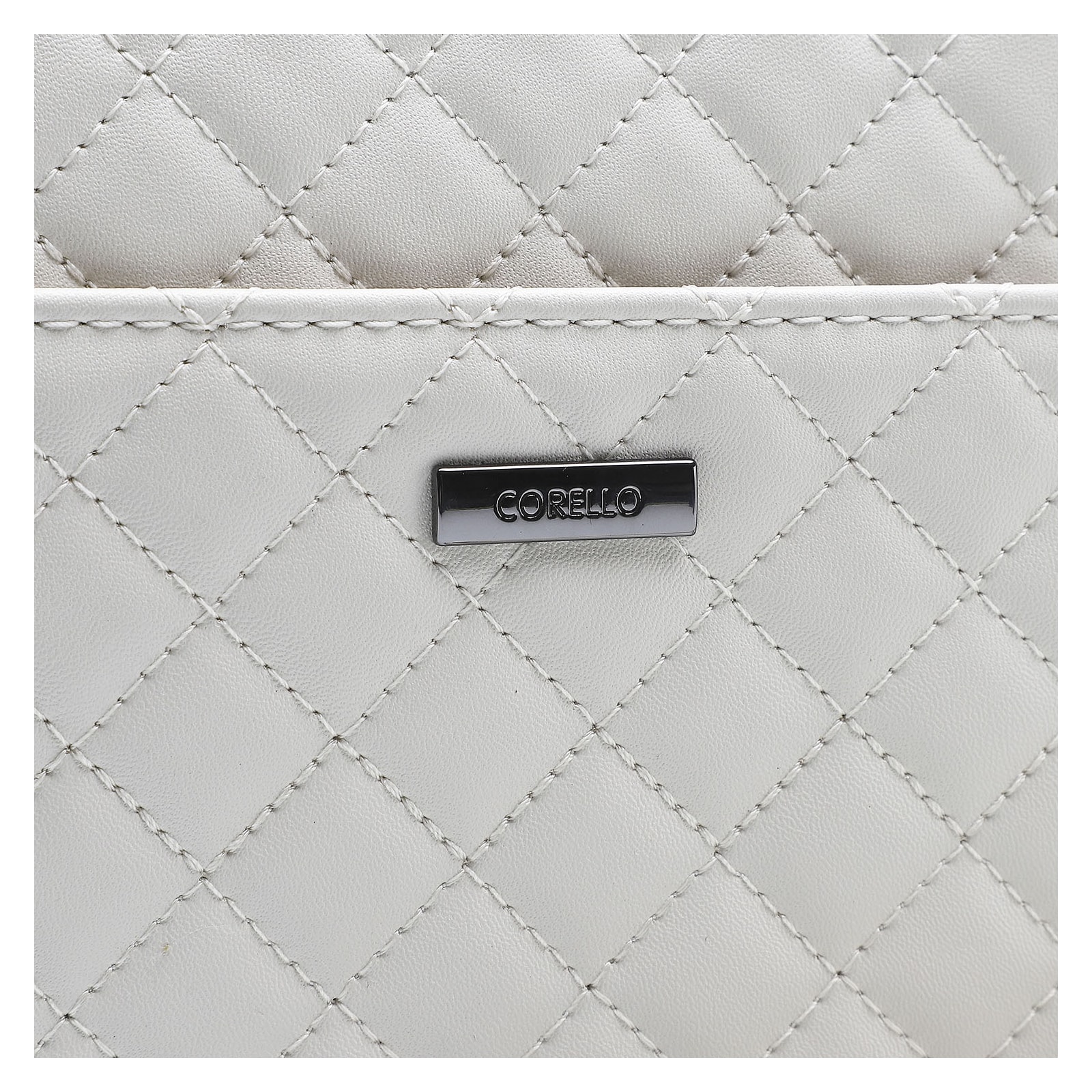 Bolsa Transversal Matelassê Alternativo Off White